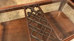 Coffee Table Art Deco, 1920, Materials, Wood and Glass, Edgar Bonta