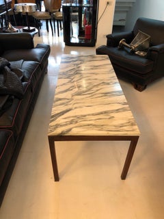 Coffee Table Art Deco, 1950, Materials: Wood and Marble, Sign: 1267