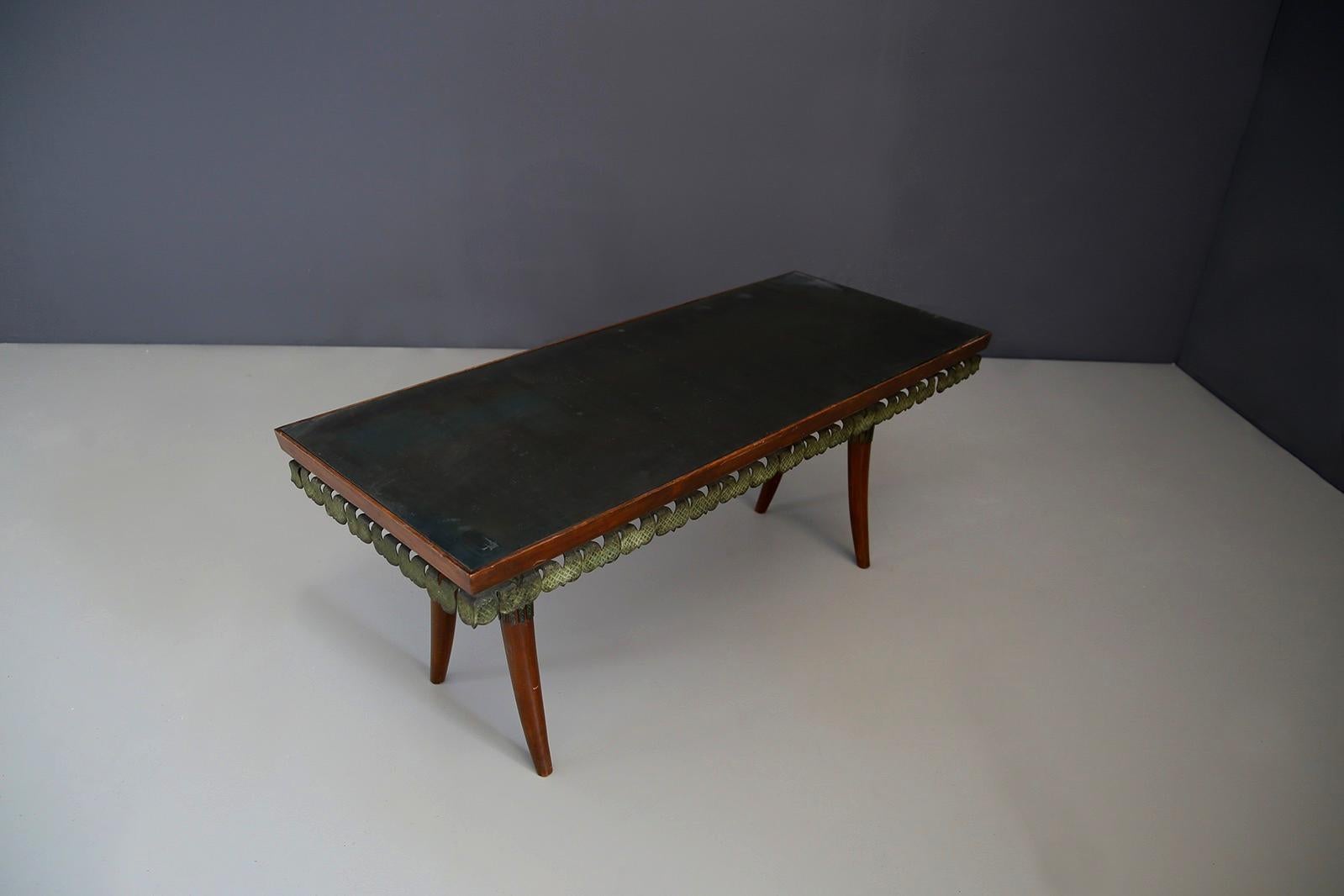 Coffee Table Art Deco by Pierluigi Colli, Italy, 1940s In Good Condition In Milano, IT