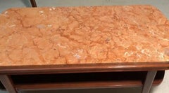 Coffee Table Art Deco, France, 1920, Materials: Wood and marble
