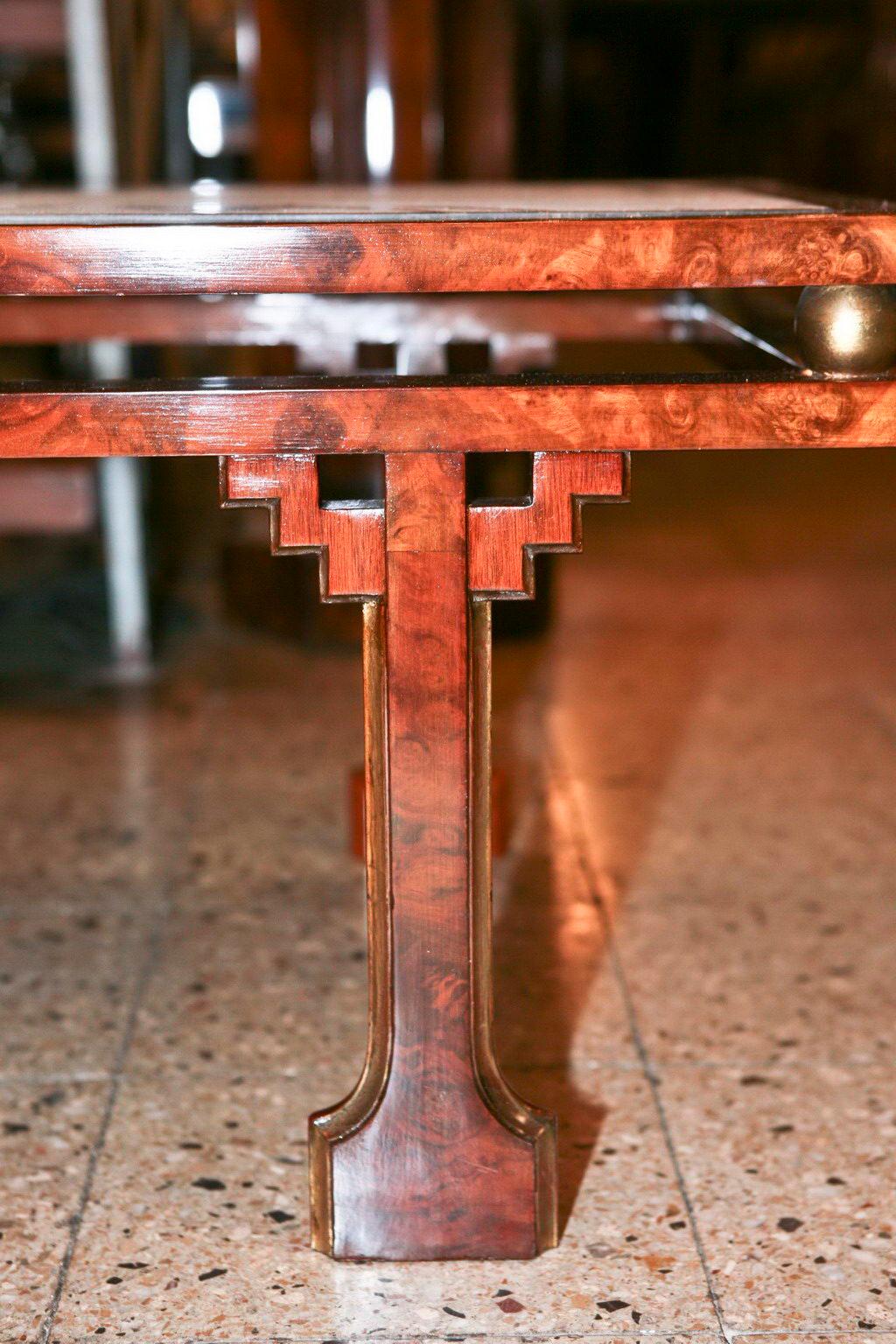 Coffe table

Material: Wood, glass and gold leaf
Style: Art Deco
France
We have specialized in the sale of Art Deco and Art Nouveau and Vintage styles since 1982. If you have any questions we are at your disposal.
Pushing the button that reads 'View