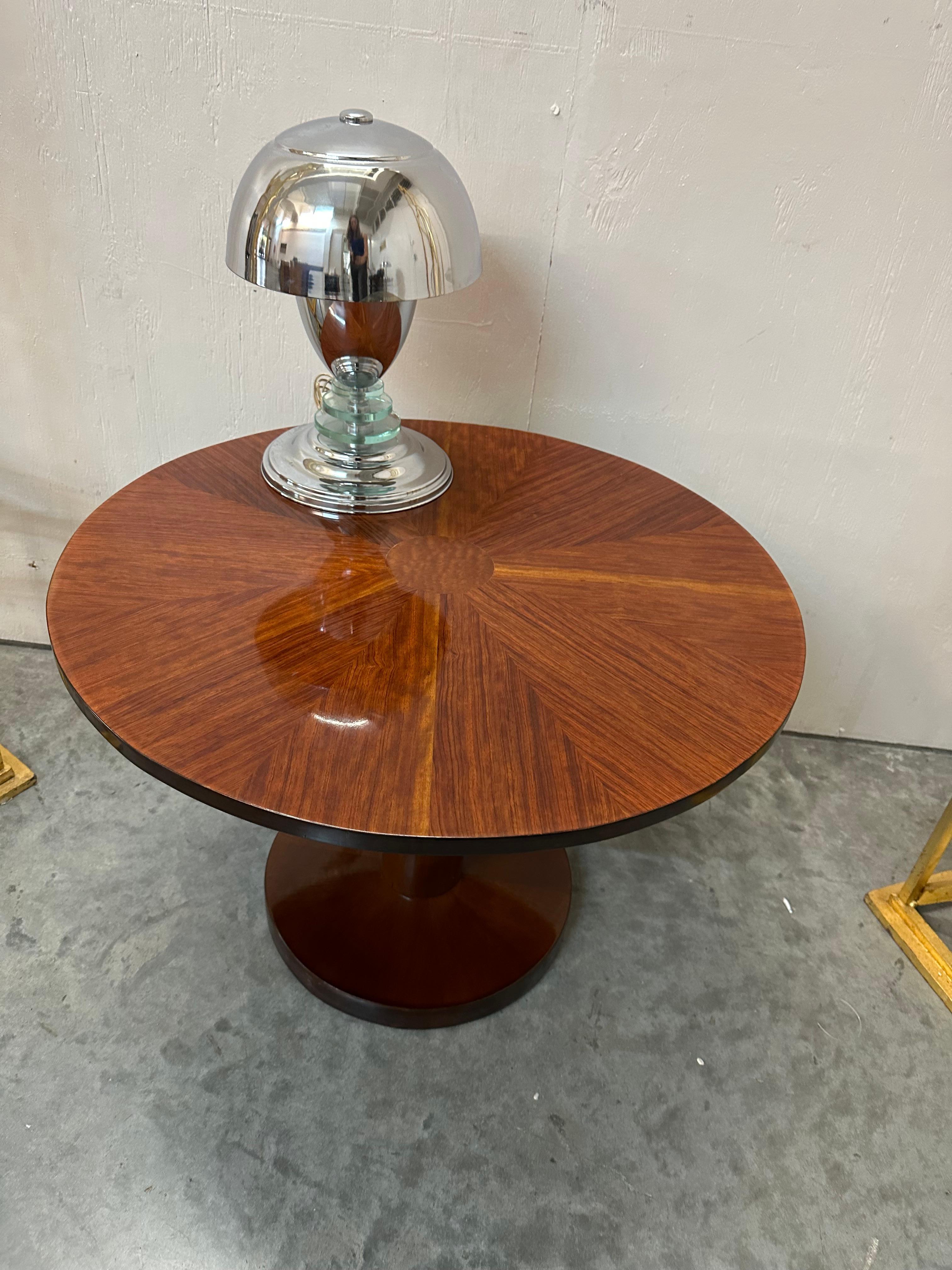 Coffee Table Art Deco in Wood, French, 1930 For Sale 8