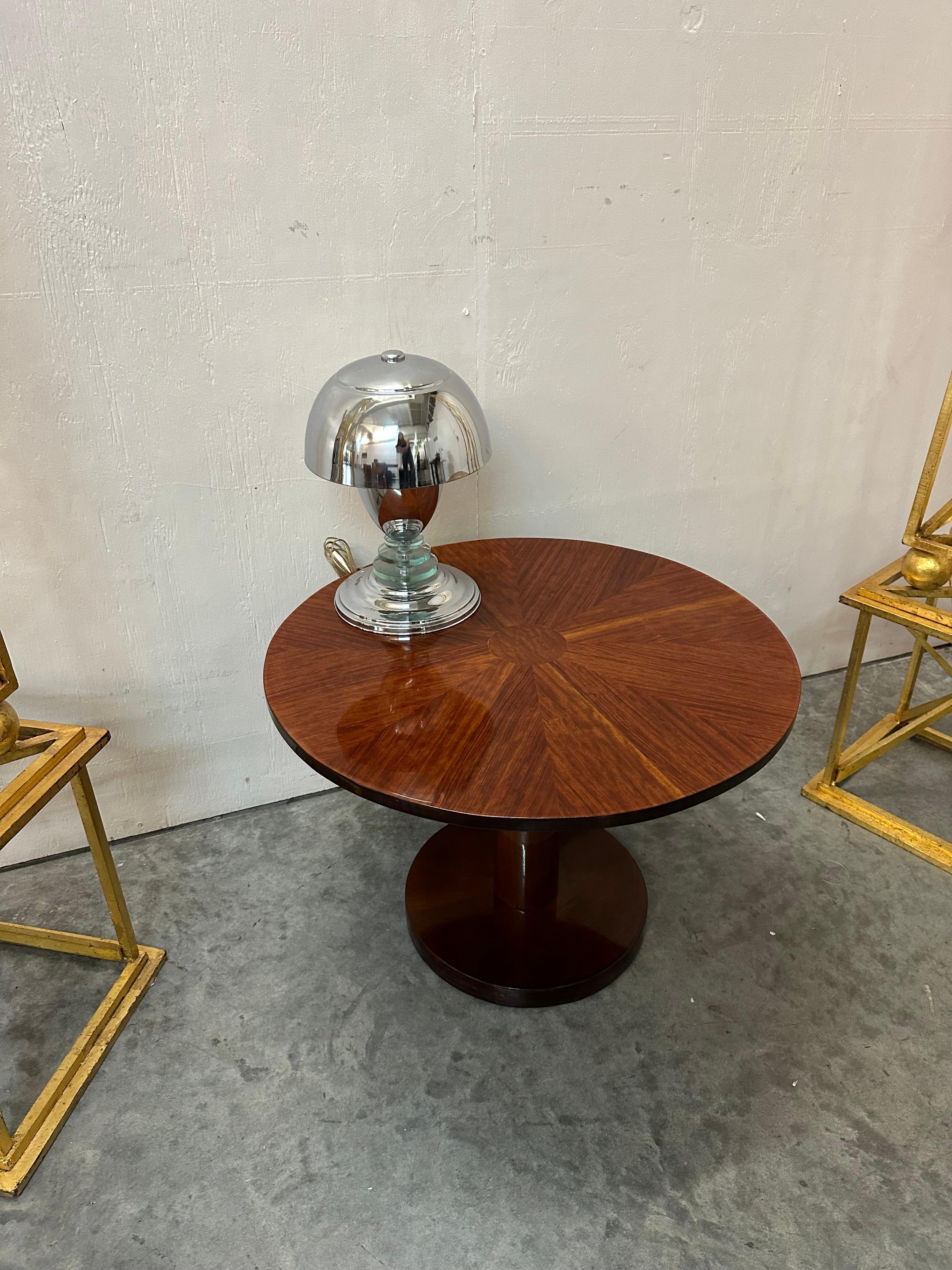 Coffee Table Art Deco in Wood, French, 1930 For Sale 13