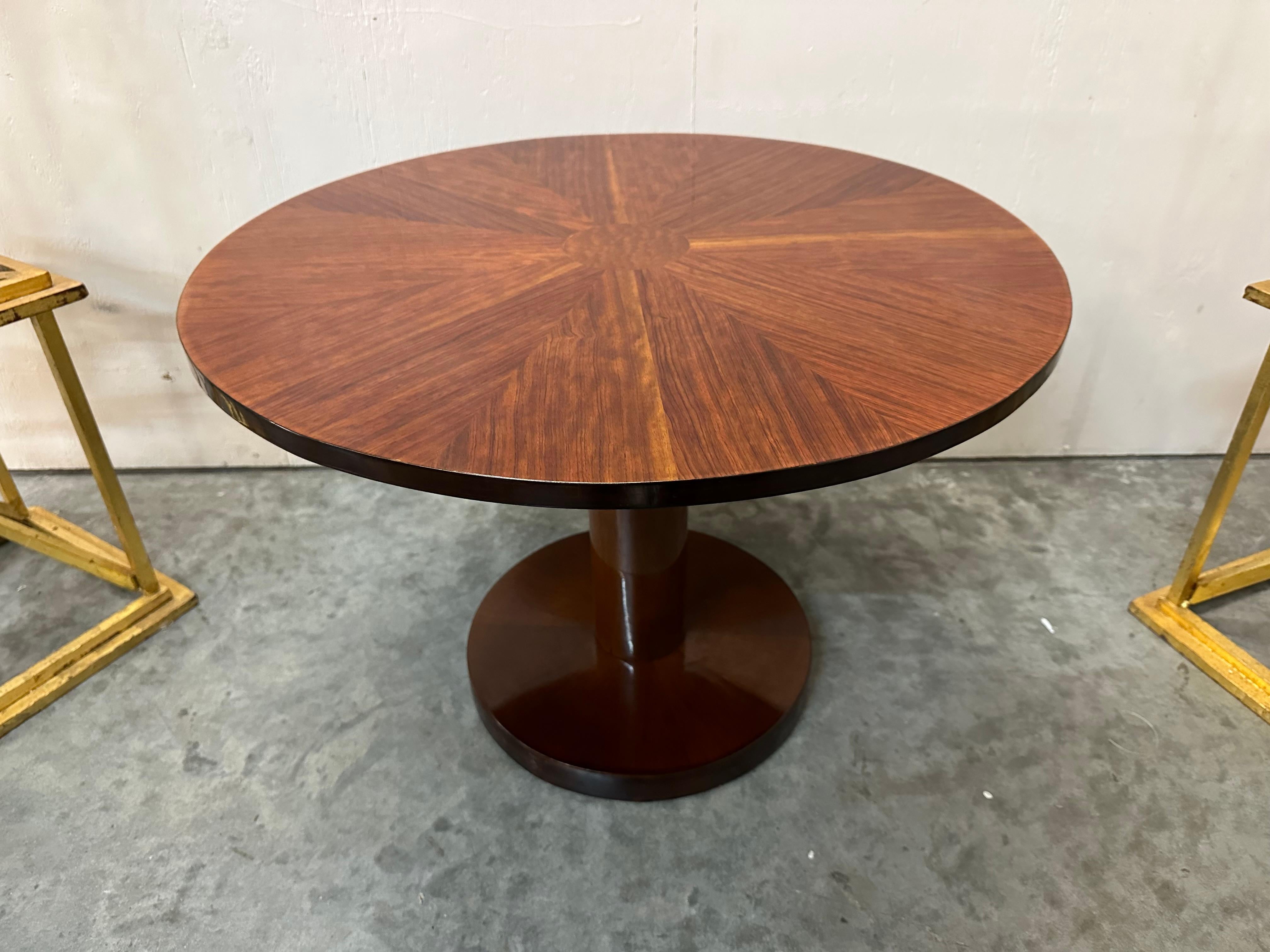 Coffee Table Art Deco in Wood, French, 1930 For Sale 15
