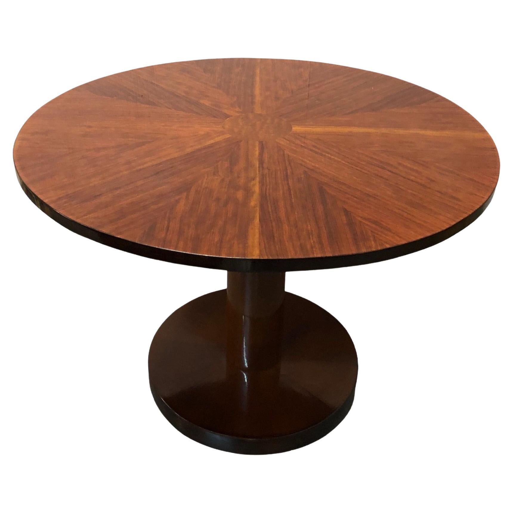 Table basse Art Déco en bois, française, 1930