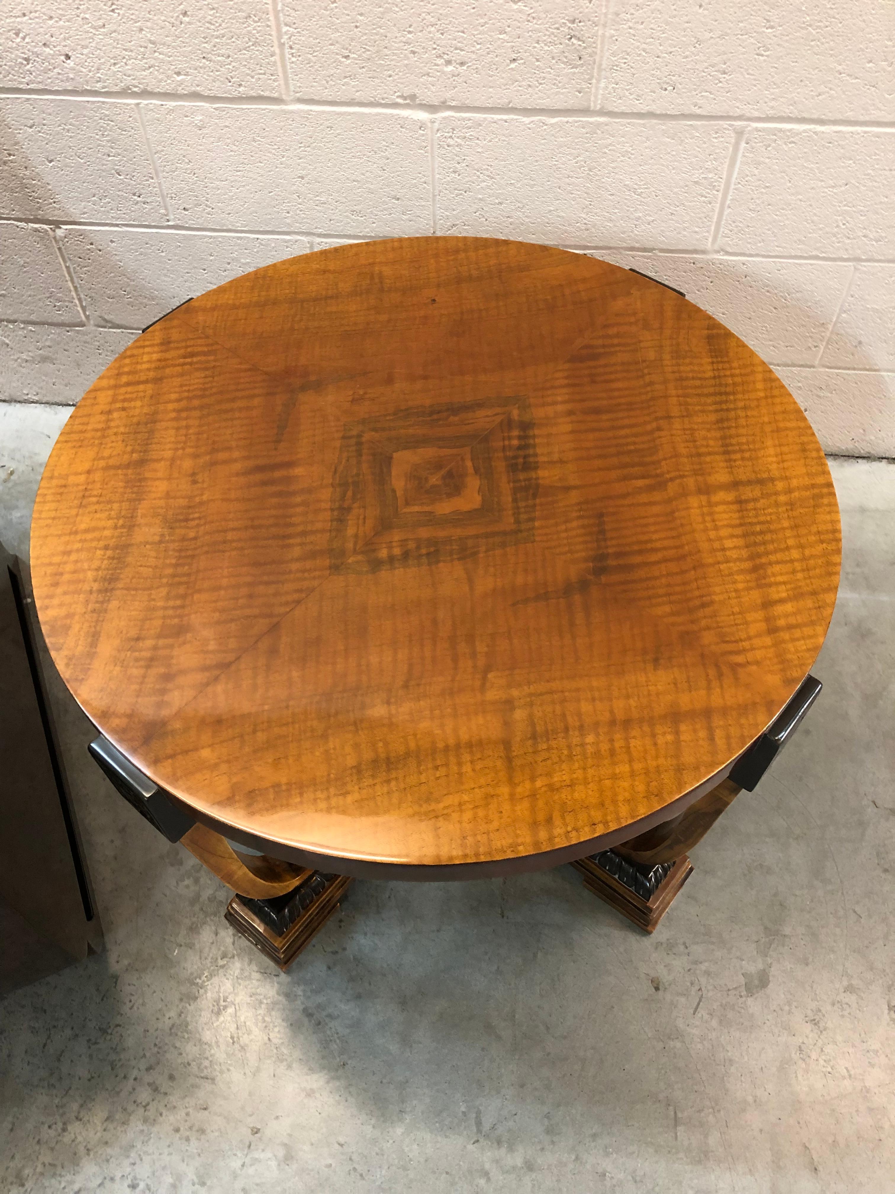 Coffee Table Art Deco in Wood - French- 1930- 