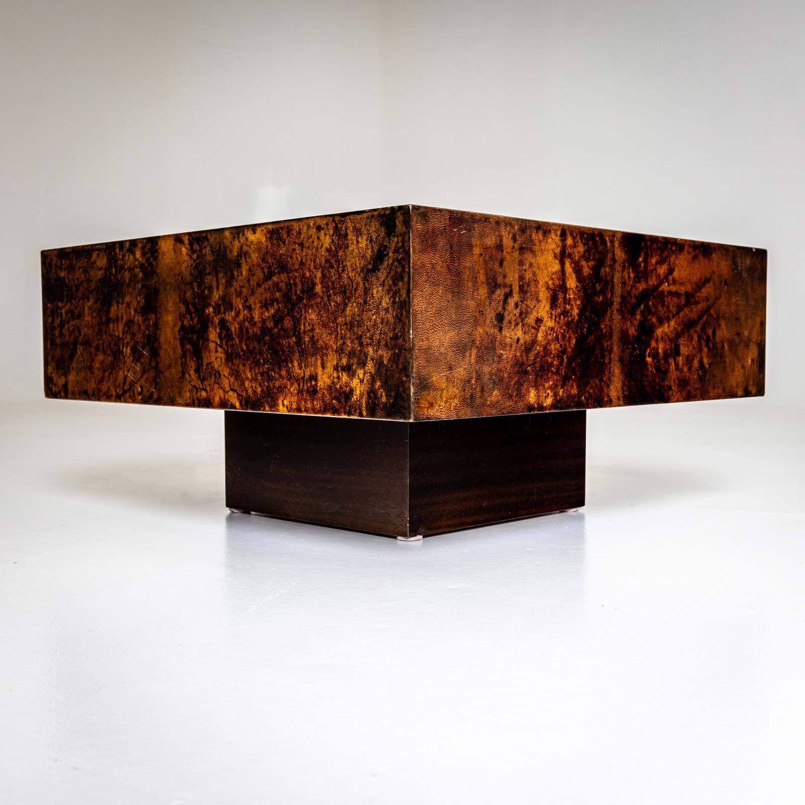 Modern Coffee Table, attributed to Aldo Tura, Italy 1960s