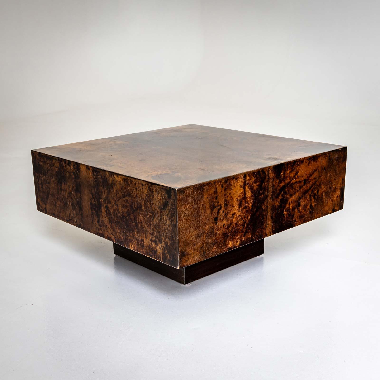 Italian Coffee Table, attributed to Aldo Tura, Italy 1960s