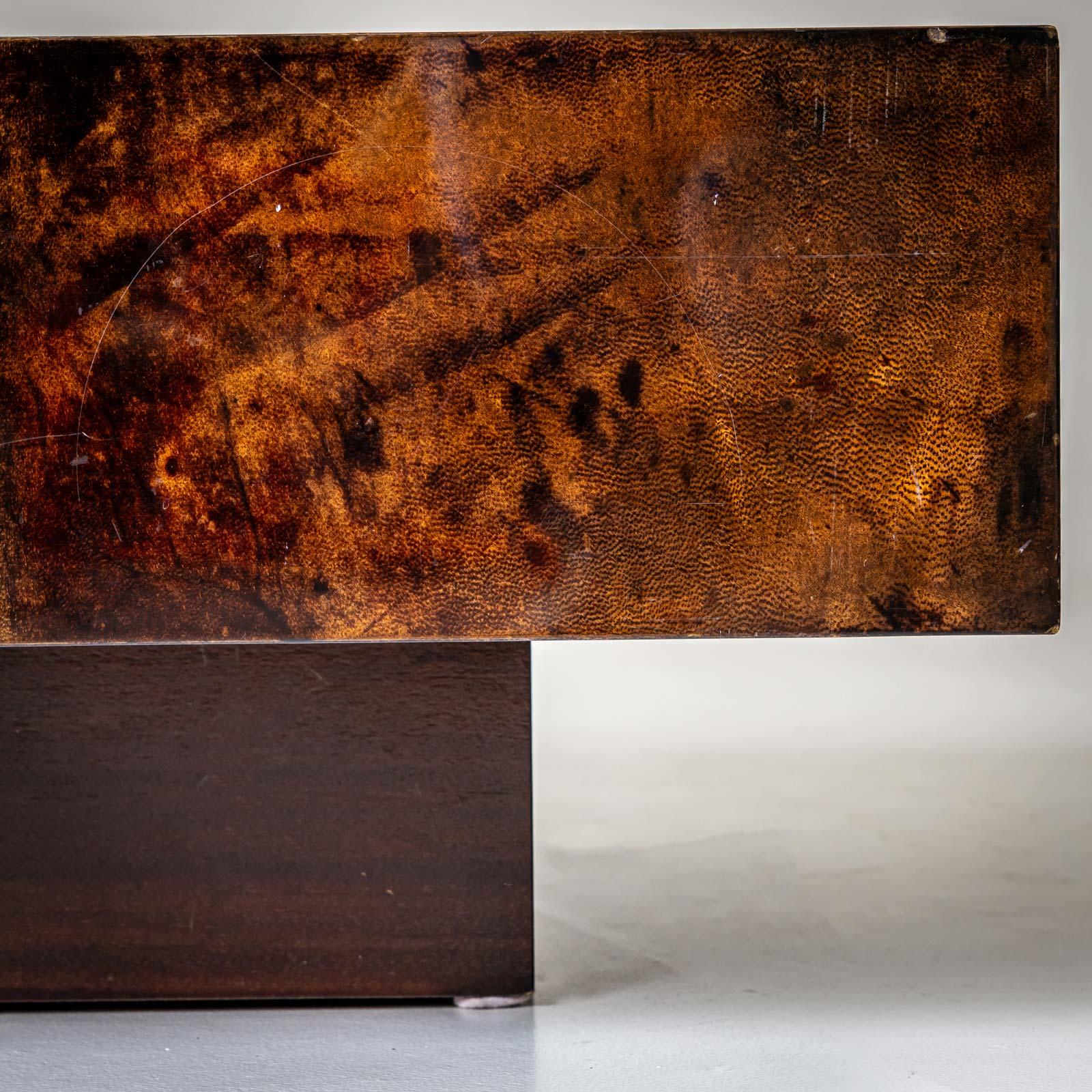 Mid-20th Century Coffee Table, attributed to Aldo Tura, Italy 1960s