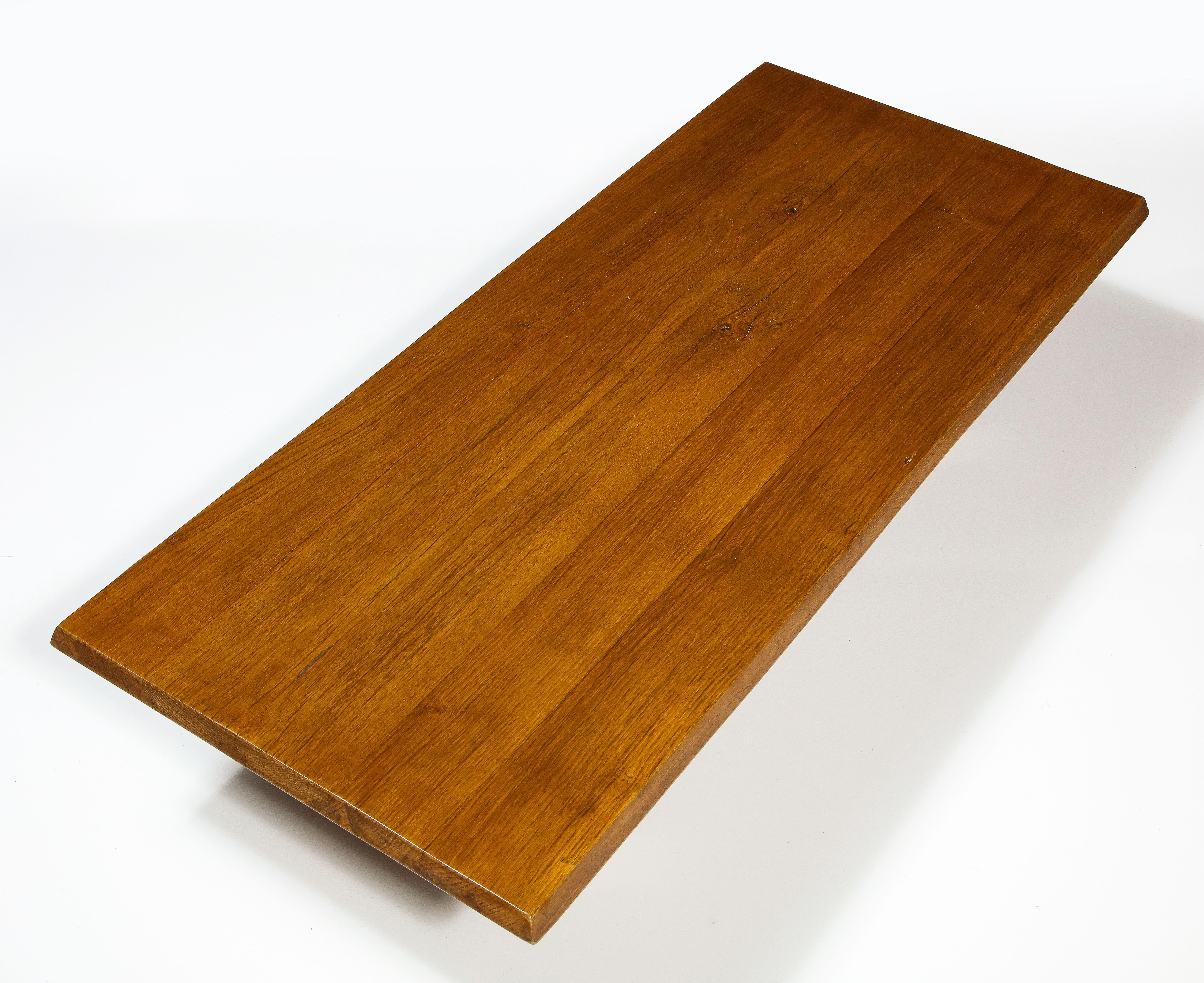 Coffee Table Attributed to Charlotte Perriand, France, Mid-20th Century 5