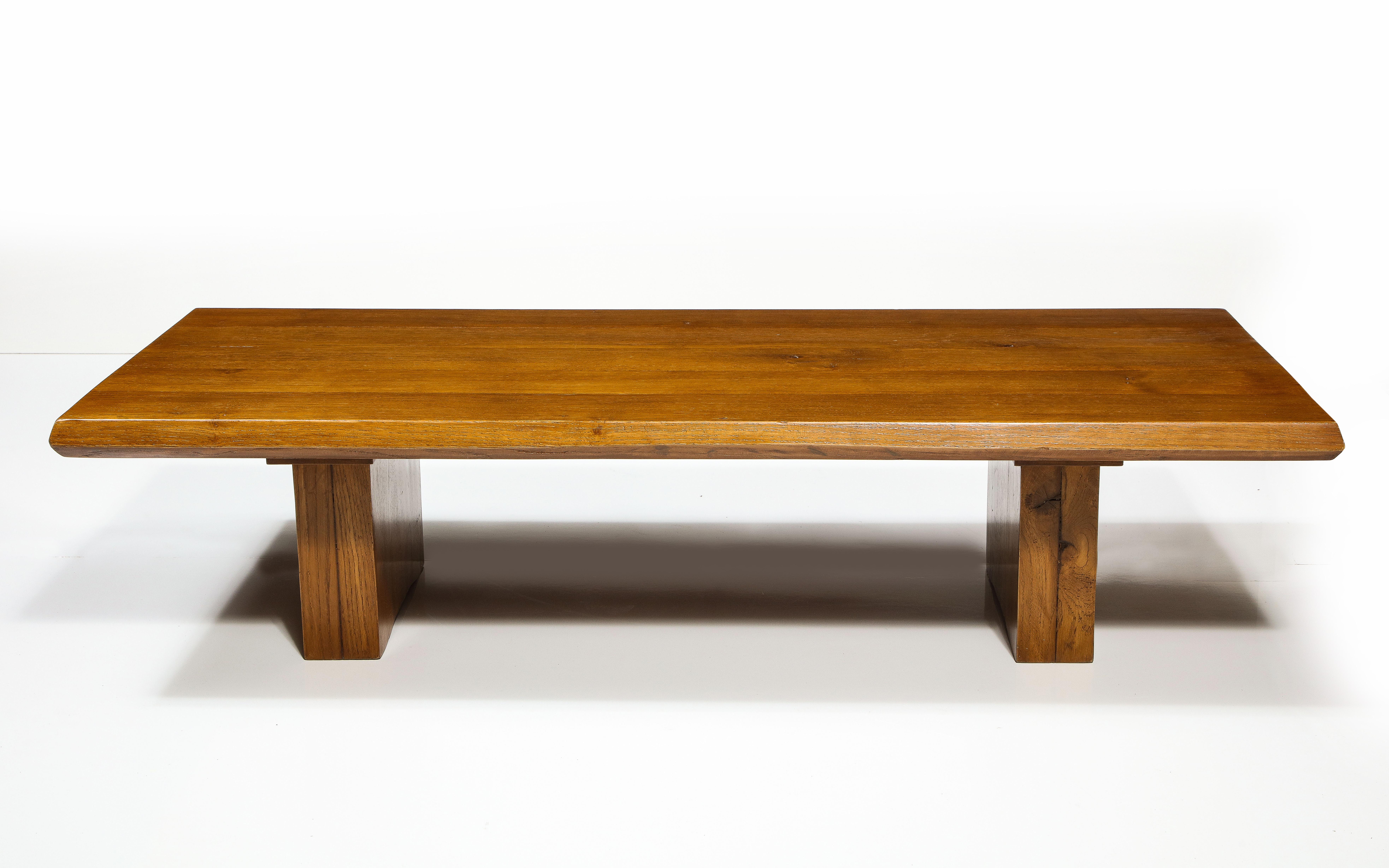 Mid-Century Modern Coffee Table Attributed to Charlotte Perriand, France, Mid-20th Century