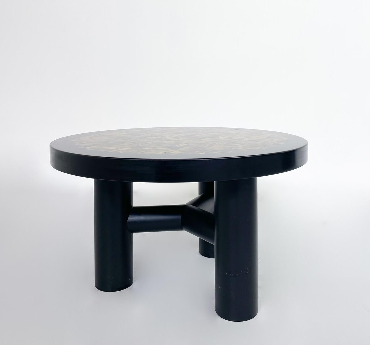 Coffee Table attributed to Etienne Allemeersch, Belgium, 1970s In Good Condition In Brussels, BE