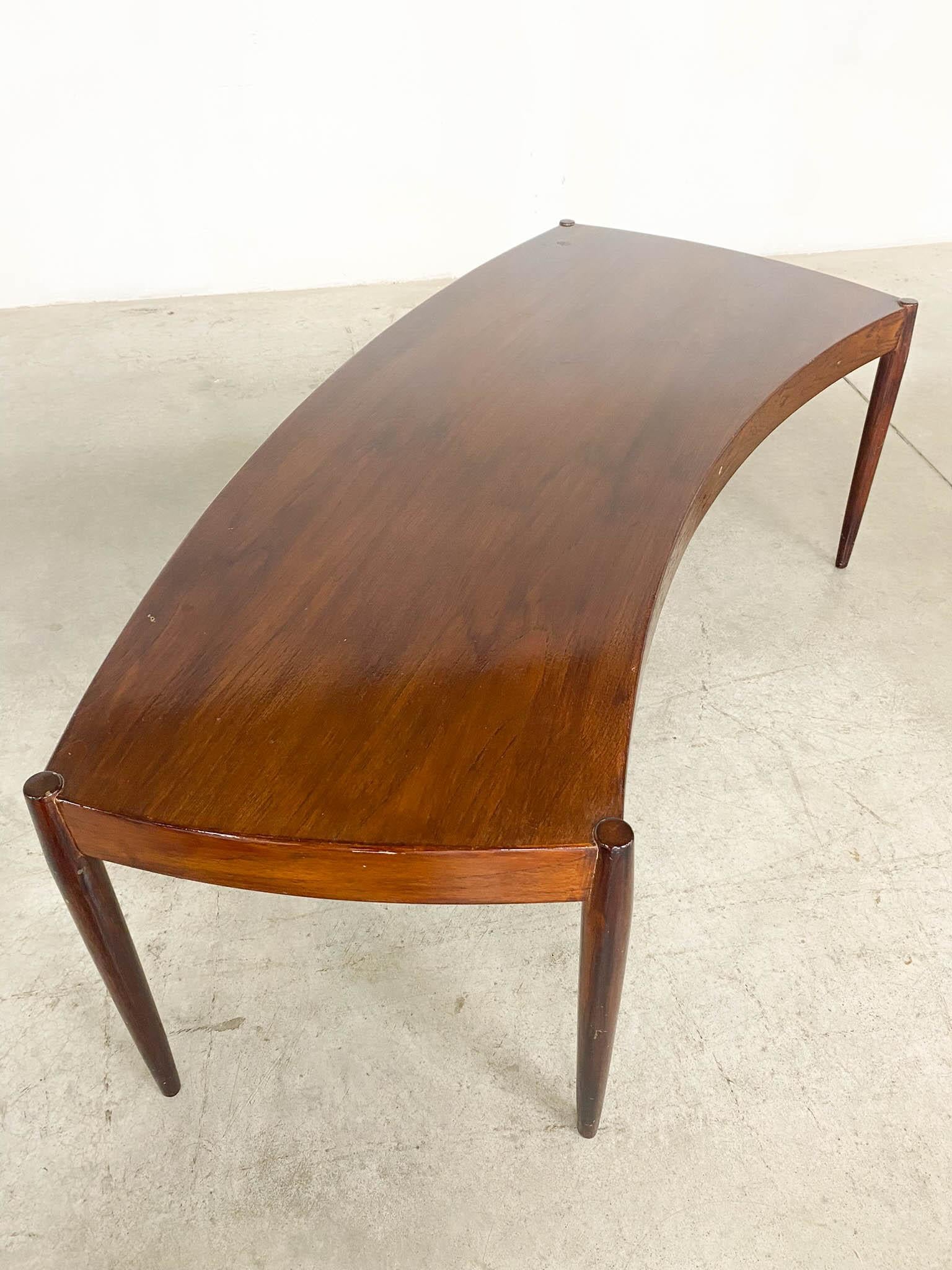 Coffee Table attributed to Johannes Andersen for Trensum, 1960s For Sale 8