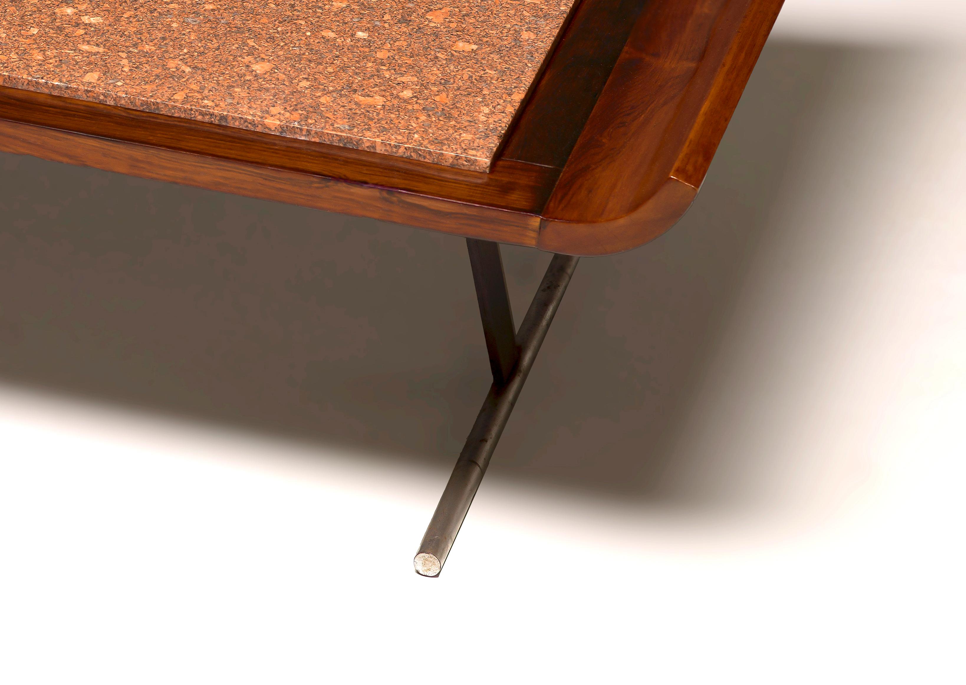 Mid-Century Modern Coffee Table, Attributed to Jorge Zalszupin, Brazil, 1960s For Sale