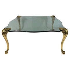 Coffee Table Attributed to Maison Jansen Beveled Glass