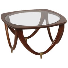 Coffee Table Attributed to Melchiorre Bega Vintage, Italy, 1950s