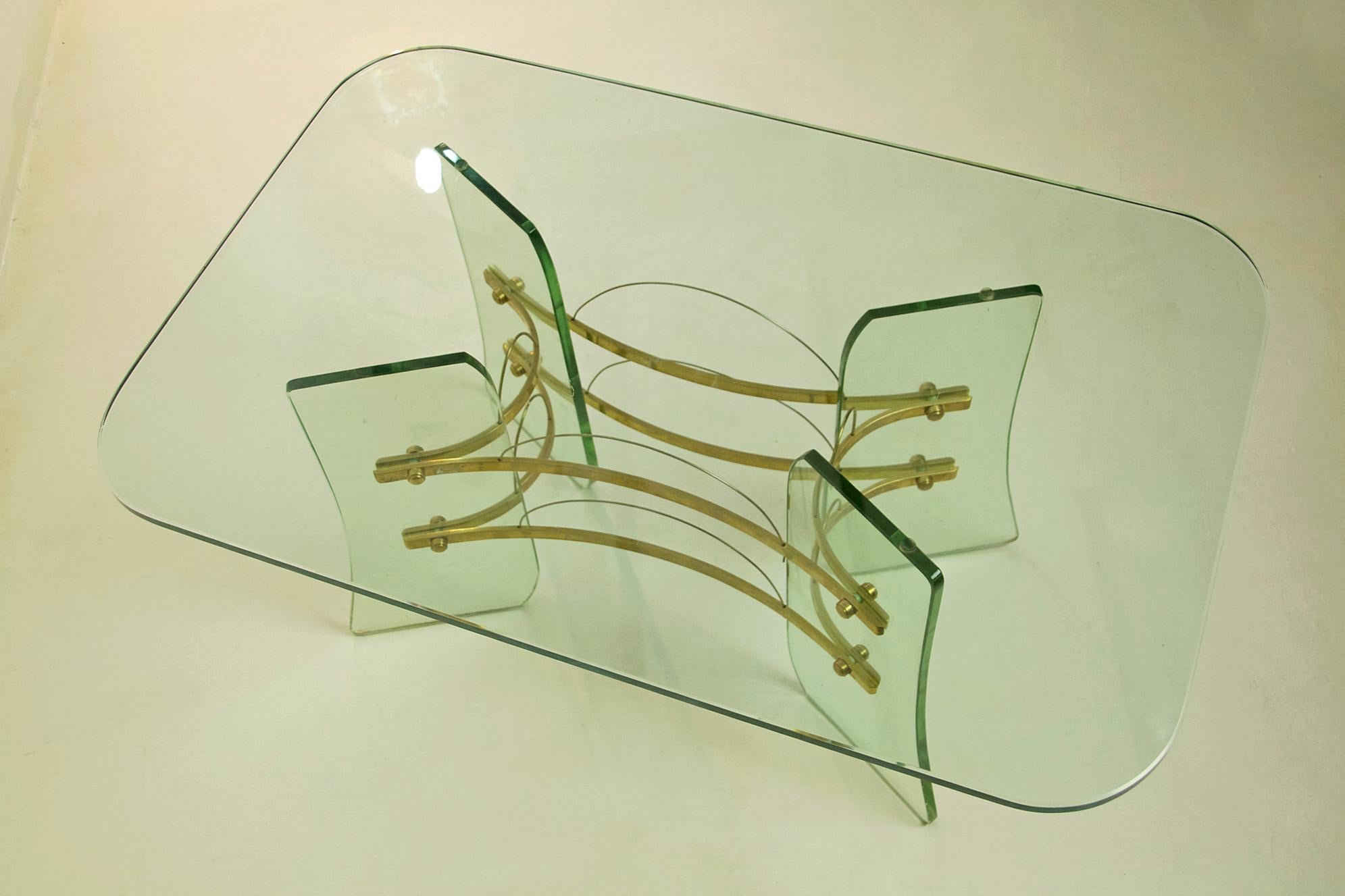 Mid-Century Modern Coffee Table Attributed to Pietro Chiesa for Fontana Arte Italy