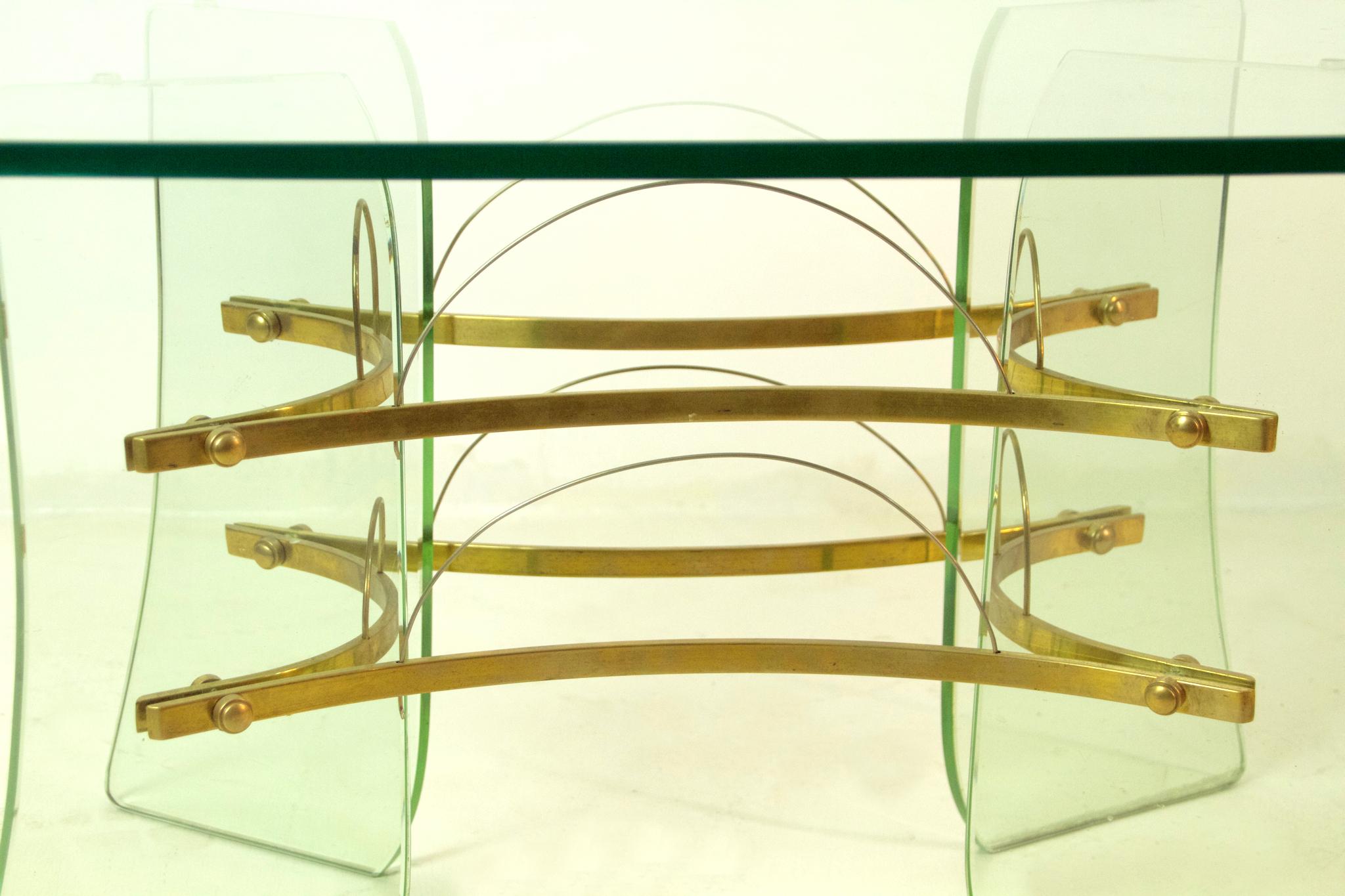 Coffee Table Attributed to Pietro Chiesa for Fontana Arte Italy 1