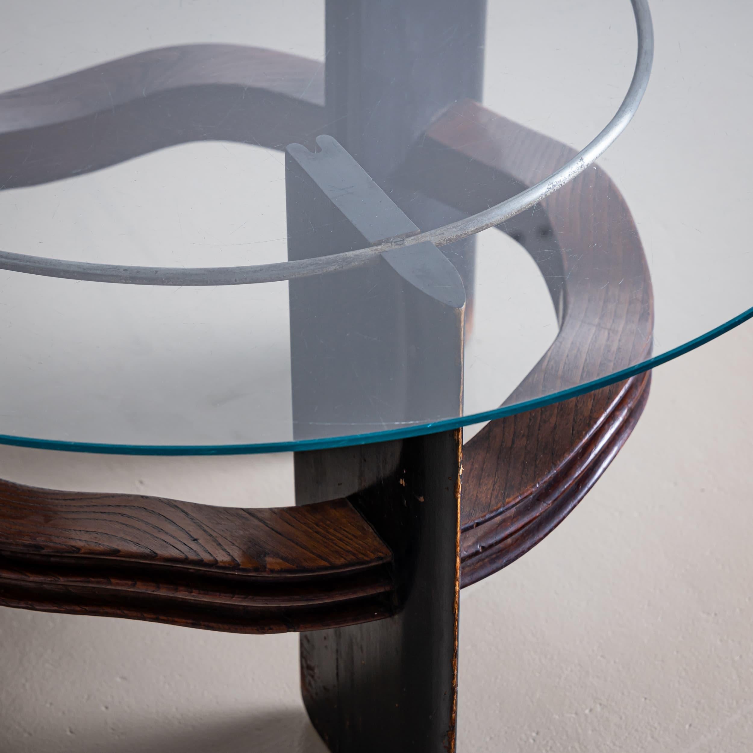 Glass Coffee Table attributed to Vittorio Valabrega, Italy For Sale