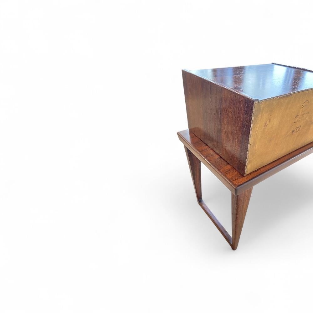 Mesa de centro/banco y mueble de palisandro de Kai Kristiansen en venta 2