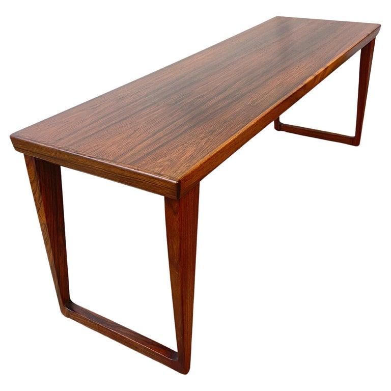 Mesa de centro/banco y mueble de palisandro de Kai Kristiansen en Bueno estado para la venta en PARIS, FR