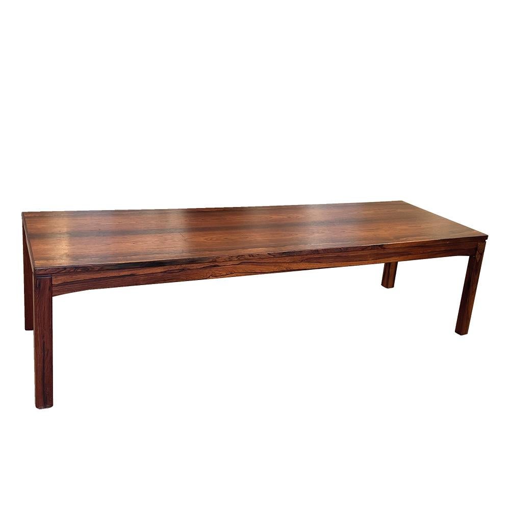 20th Century Coffee table - bench in rosewood, Swedish design