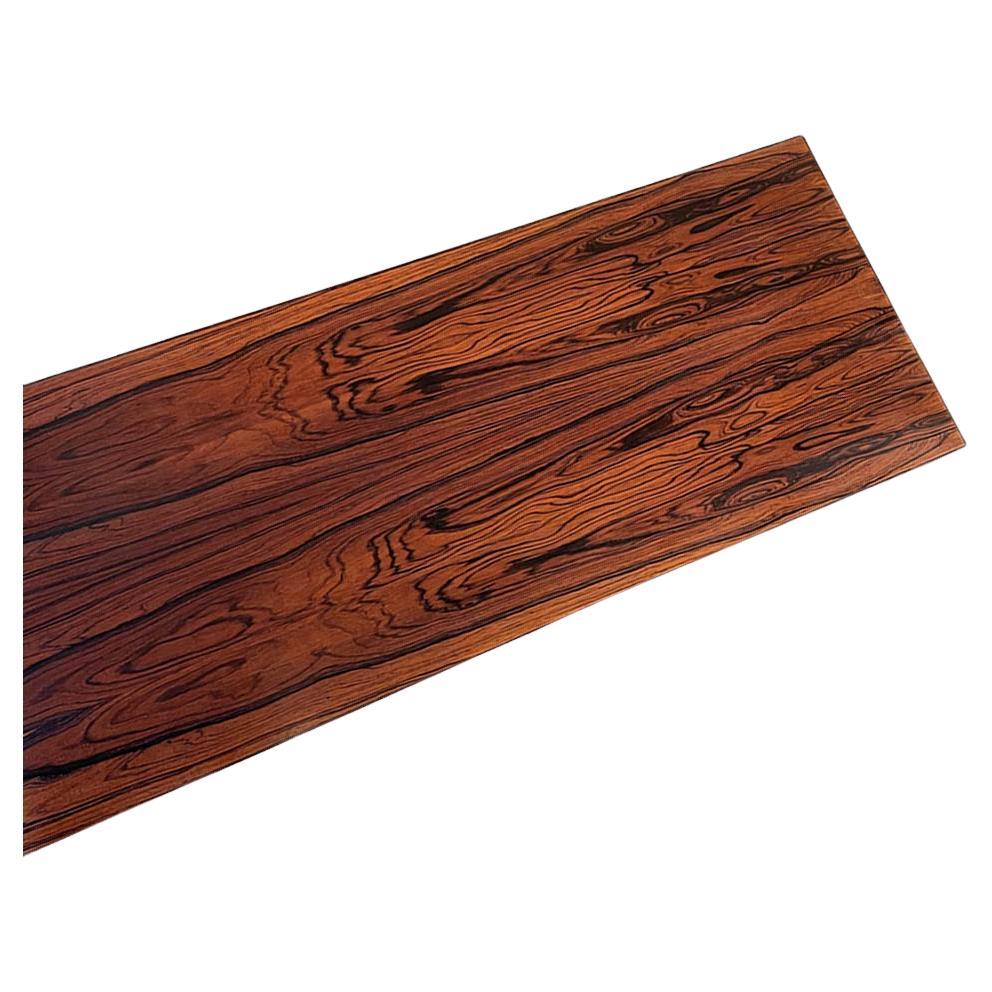 Coffee table - bench in rosewood, Swedish design For Sale