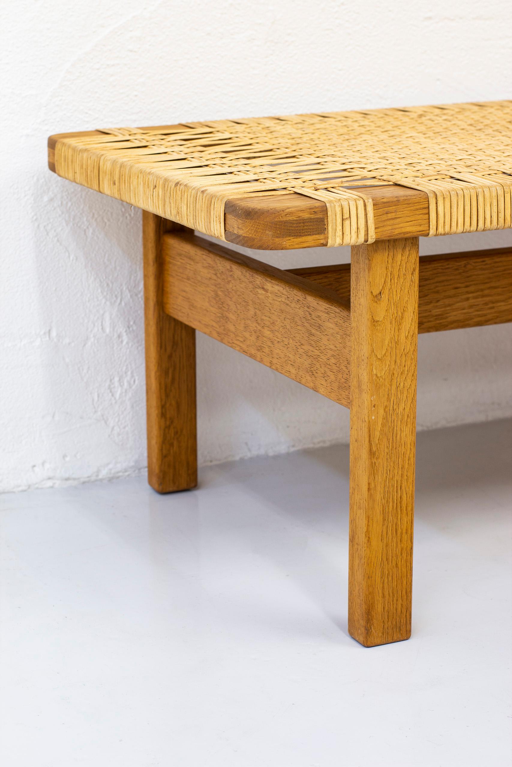 Coffee Table/Bench Model 5272 Designed by Børge Mogensen for Fredericia In Good Condition In Hägersten, SE