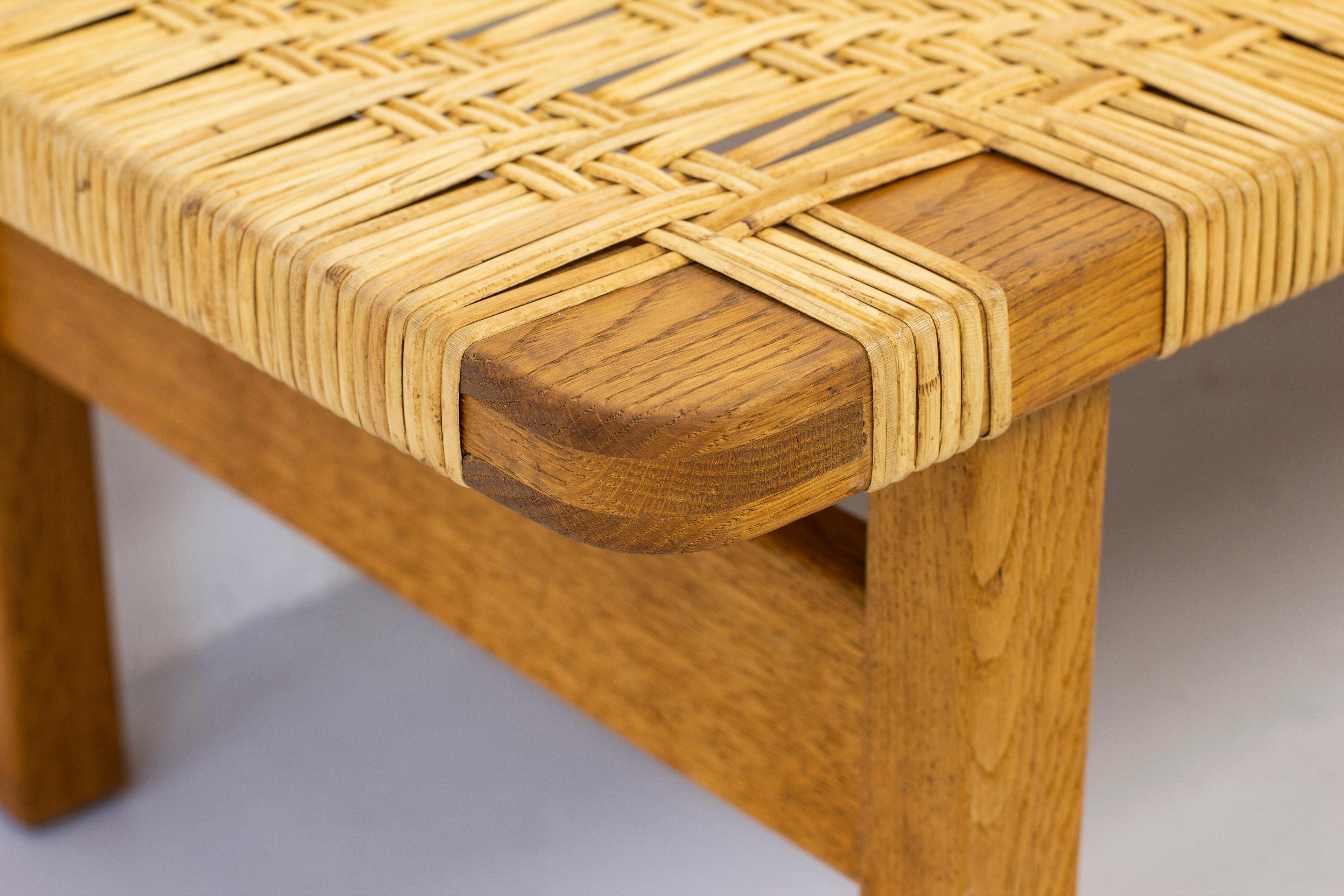 Mid-20th Century Coffee Table/Bench Model 5272 Designed by Børge Mogensen for Fredericia