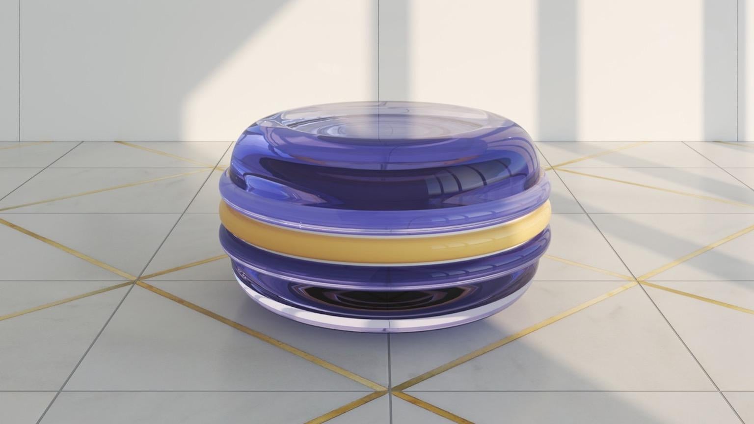 Table basse/table d'appoint Elisa Macaron Candy Collection par Studio Superego en vente 5