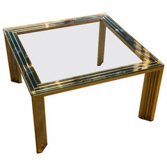 Coffee Table Bicolore  Willy Rizzo Style , Italy, 1970s