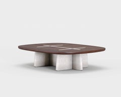 Coffee Table 'Bleecker Street' by Man Of Parts, 130 cm, Whiskey Oak & Sandstone