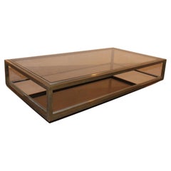 Coffee Table, Brass, Italy, 1970