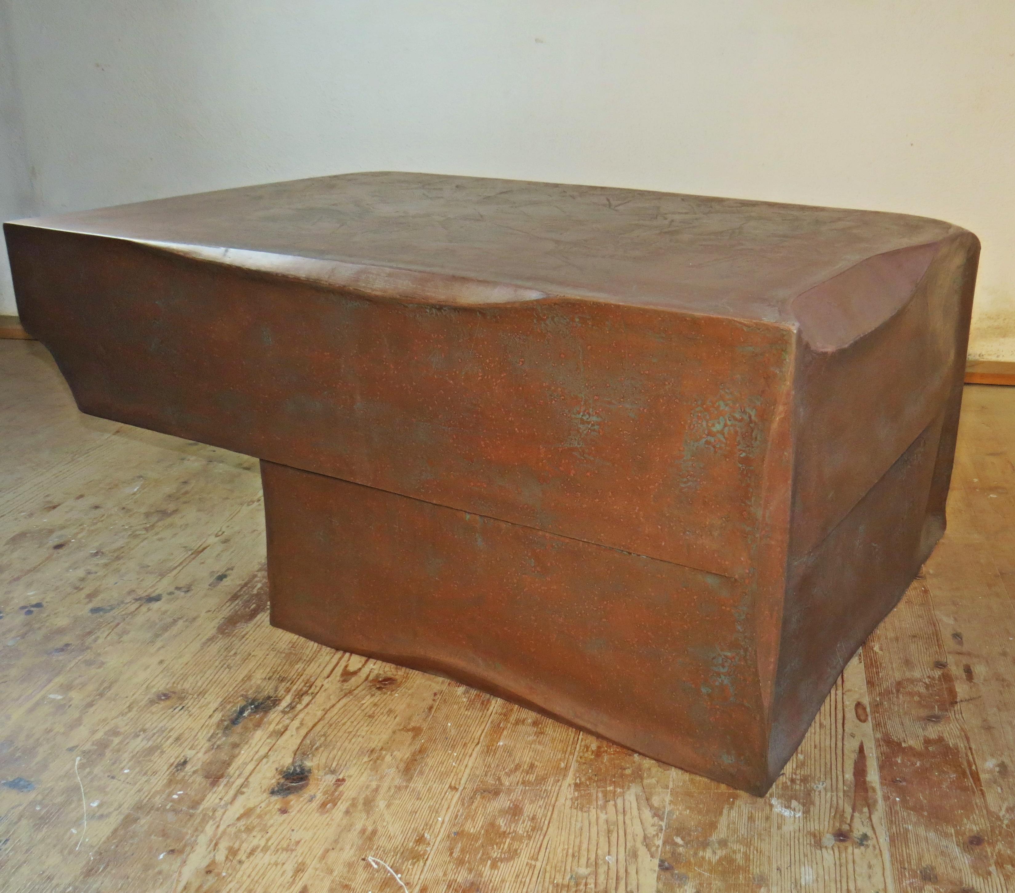 Coffee Table Bronze Handmade in Germany For Sale 2