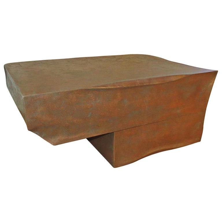 Coffee Table Bronze Handmade in Germany For Sale