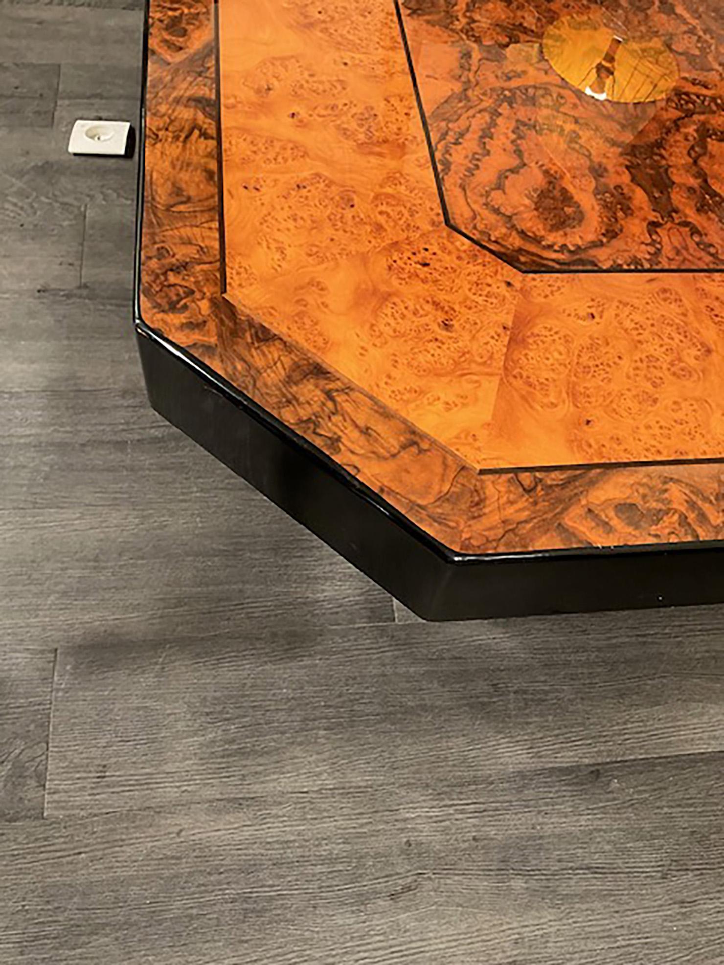 loupe d'orme table basse