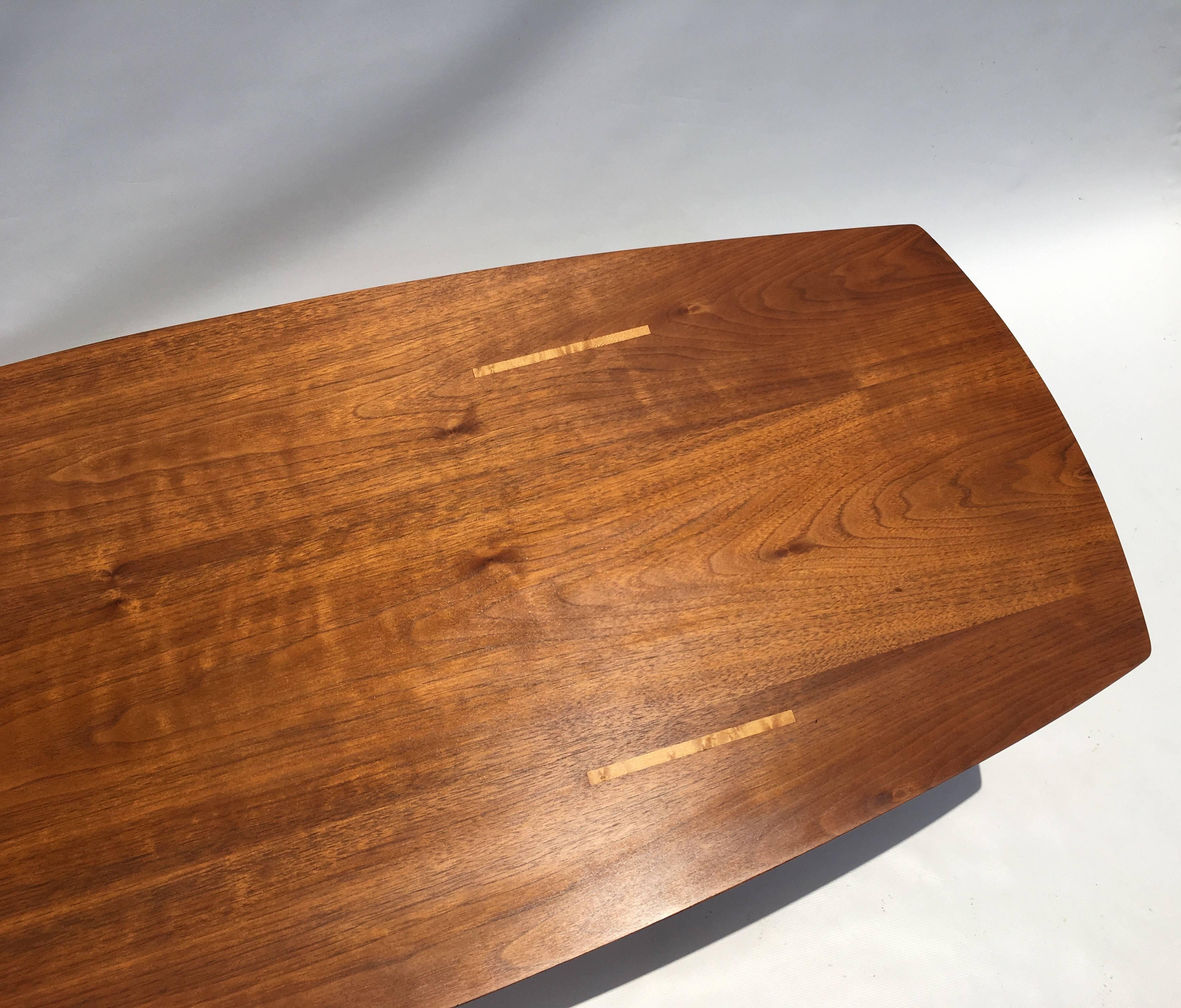 Mid-Century Modern Coffee Table by Abel Sorensen for Knoll, Walnut, 1960s 1