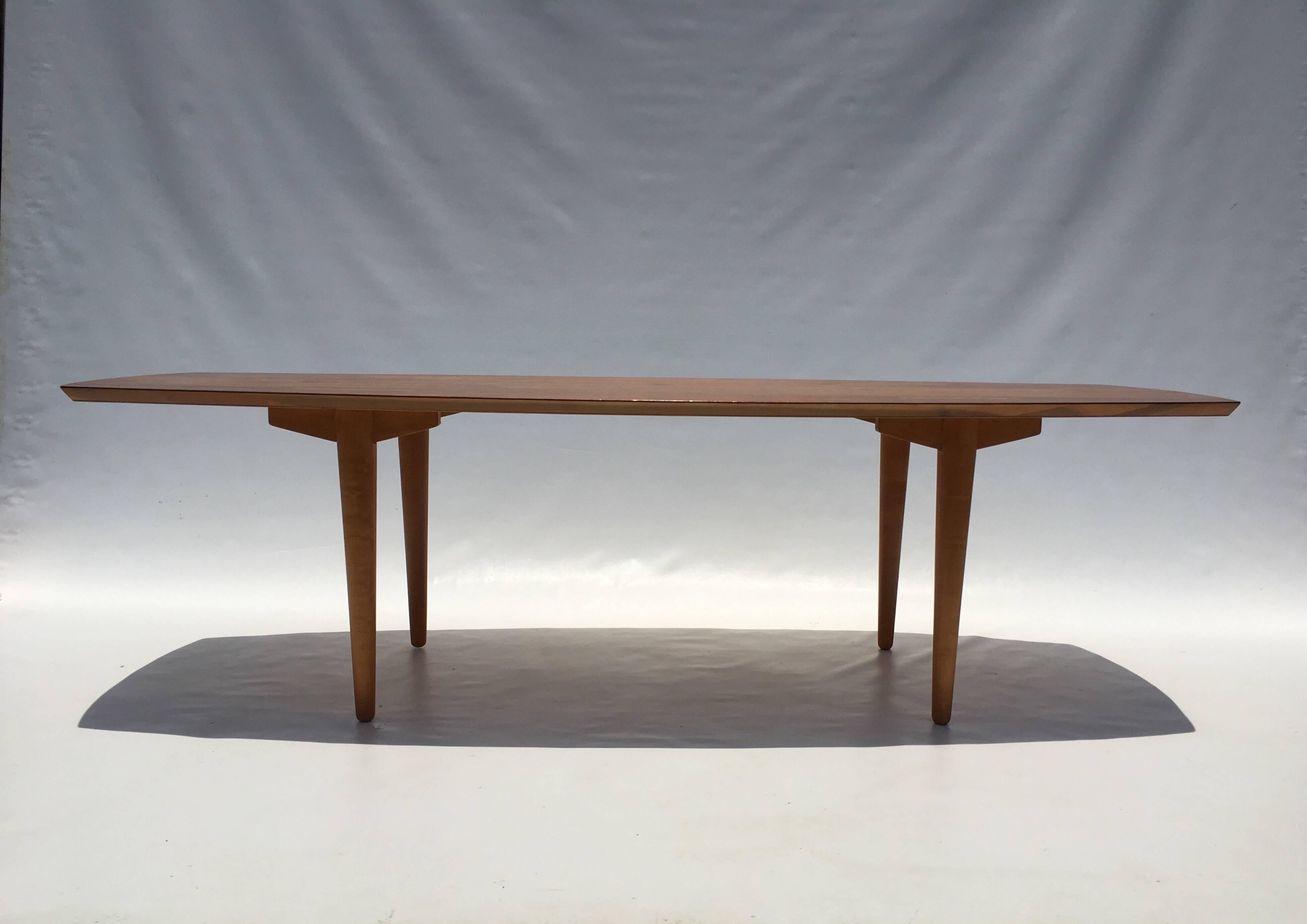 Mid-Century Modern Coffee Table by Abel Sorensen for Knoll, Walnut, 1960s 3