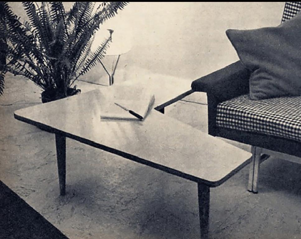 Coffee Table by Alain Richard, Charron Group 4, 1954 For Sale 3
