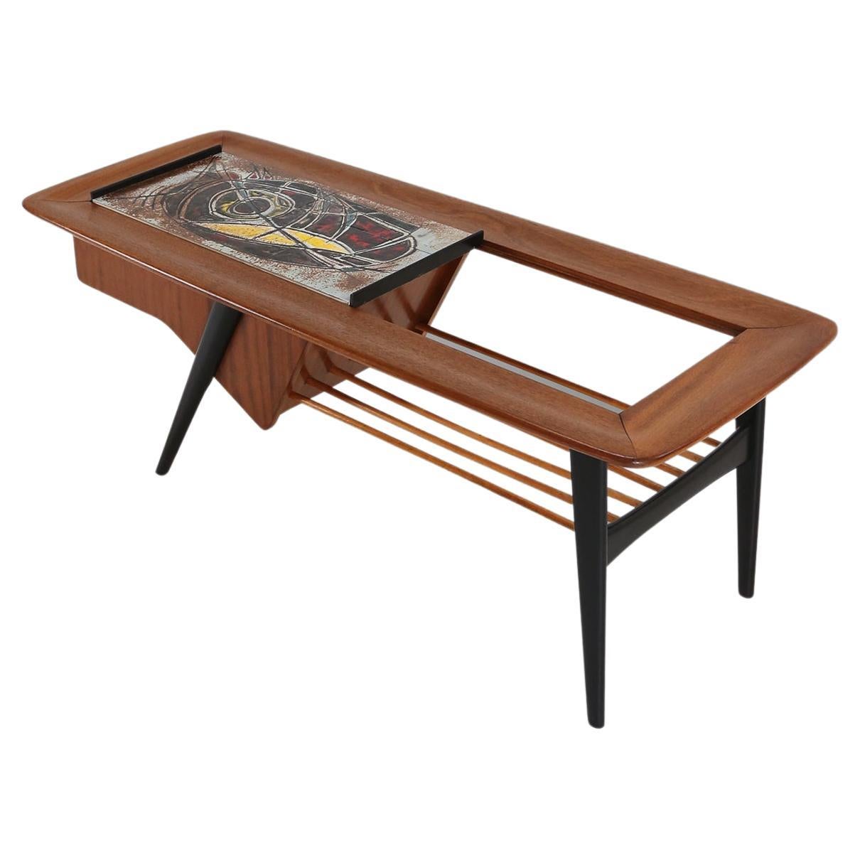Coffee Table by Alfred Hendrickx For Sale