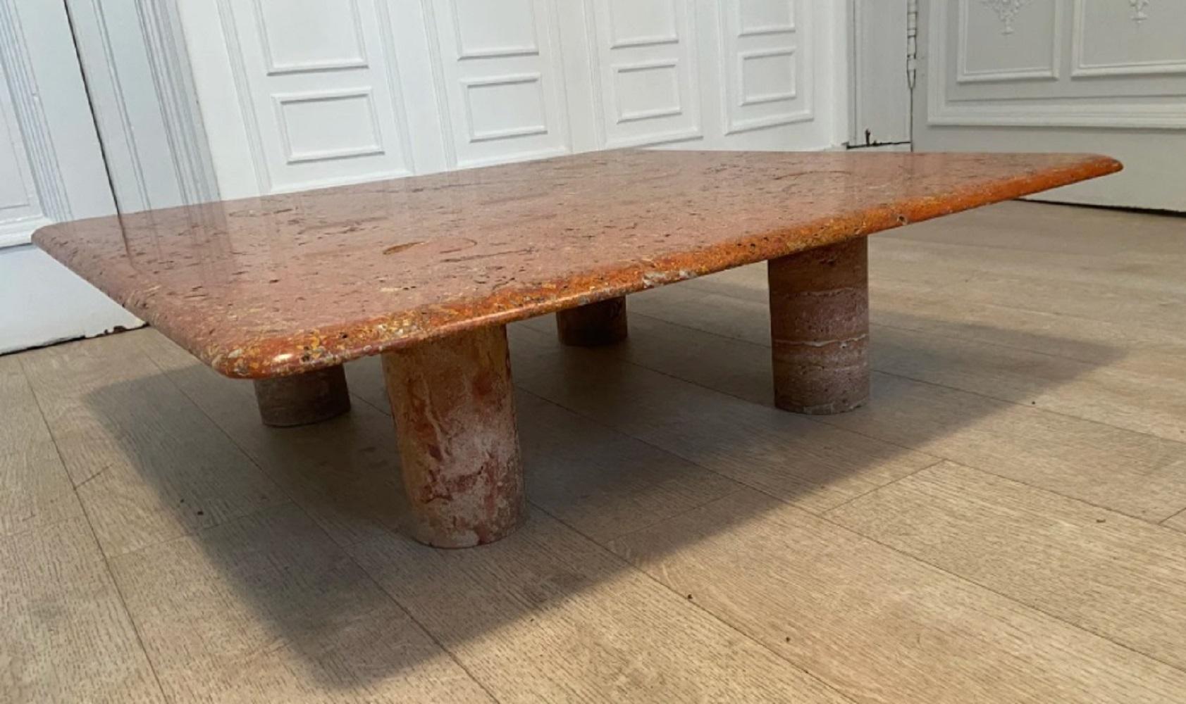 Coffee Table by Angelo Mangiarotti for Up & Up, Italy, 1970 In Good Condition For Sale In Brussels , BE