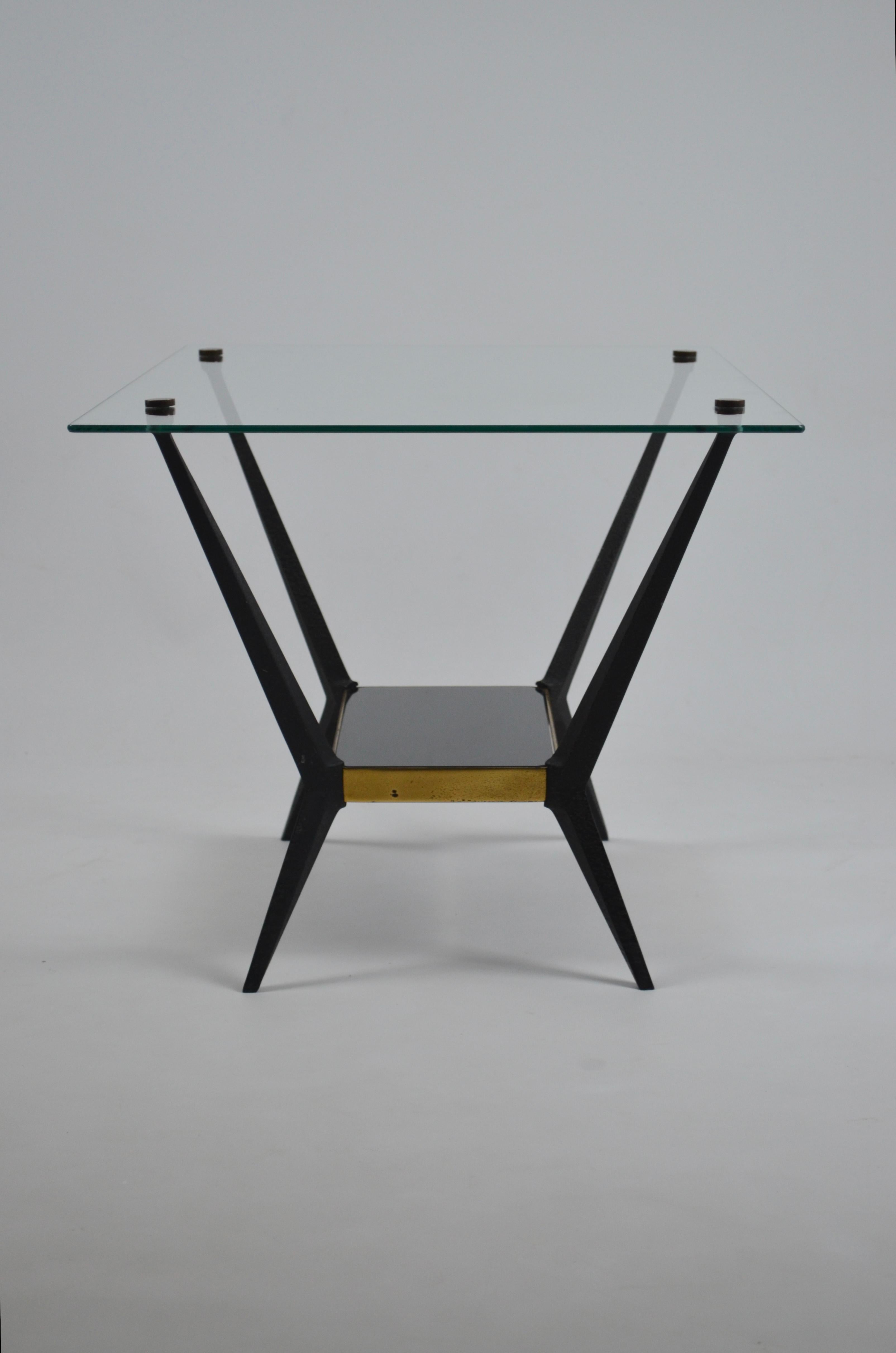 Table basse d'Angelo Ostuni, années 1950 Bon état à Marinha Grande, PT