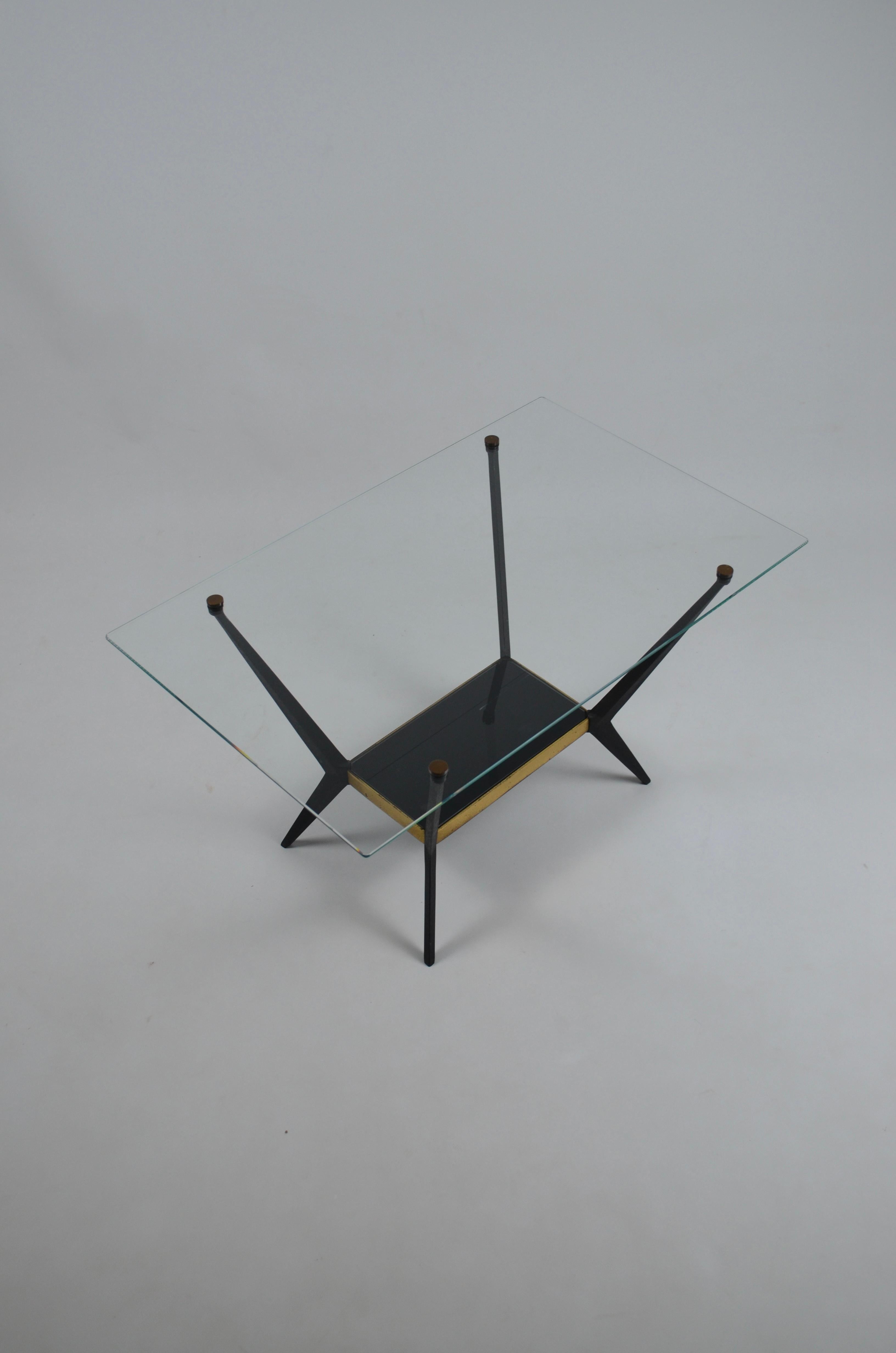 Milieu du XXe siècle Table basse d'Angelo Ostuni, années 1950