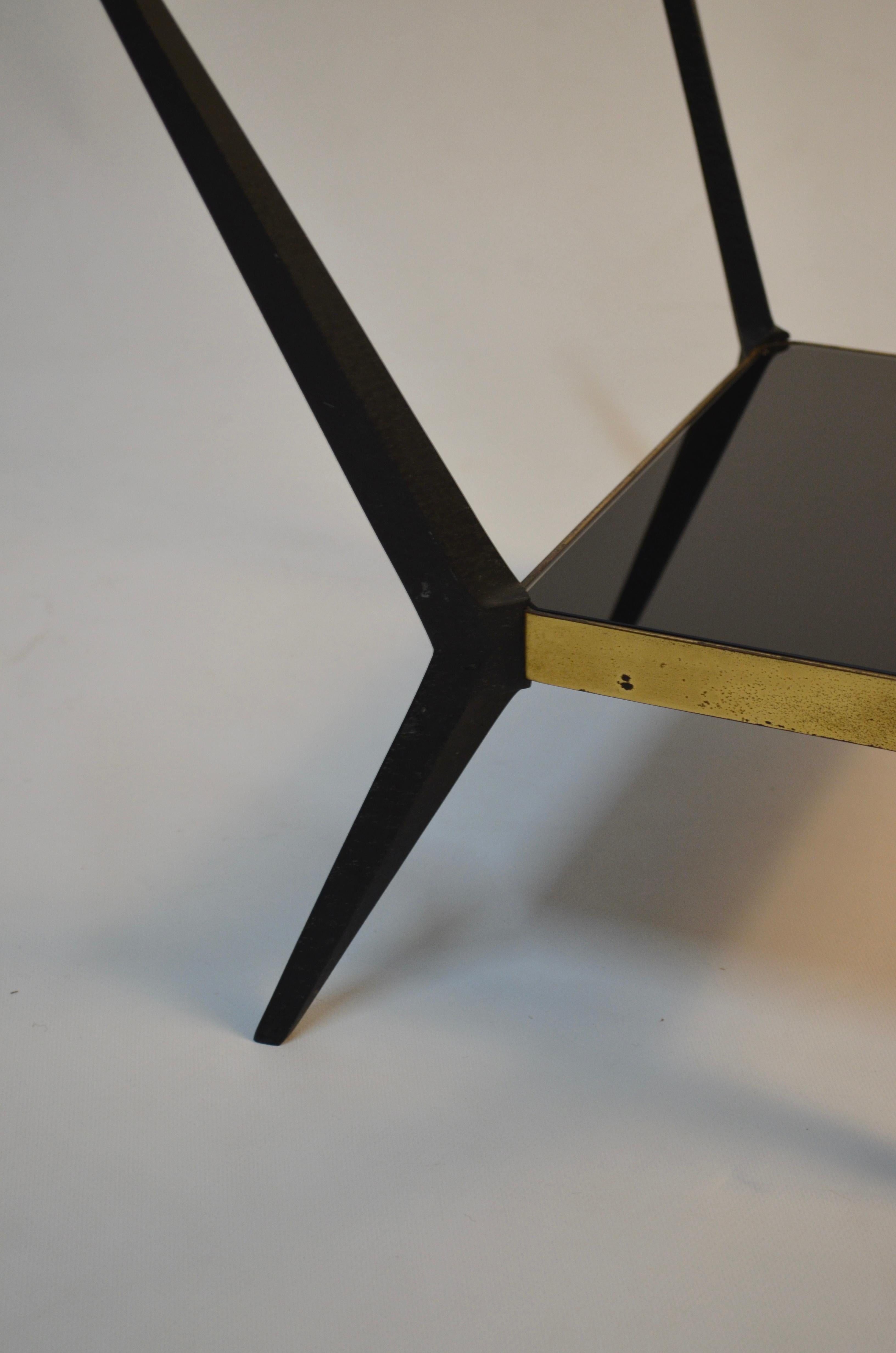 Métal Table basse d'Angelo Ostuni, années 1950