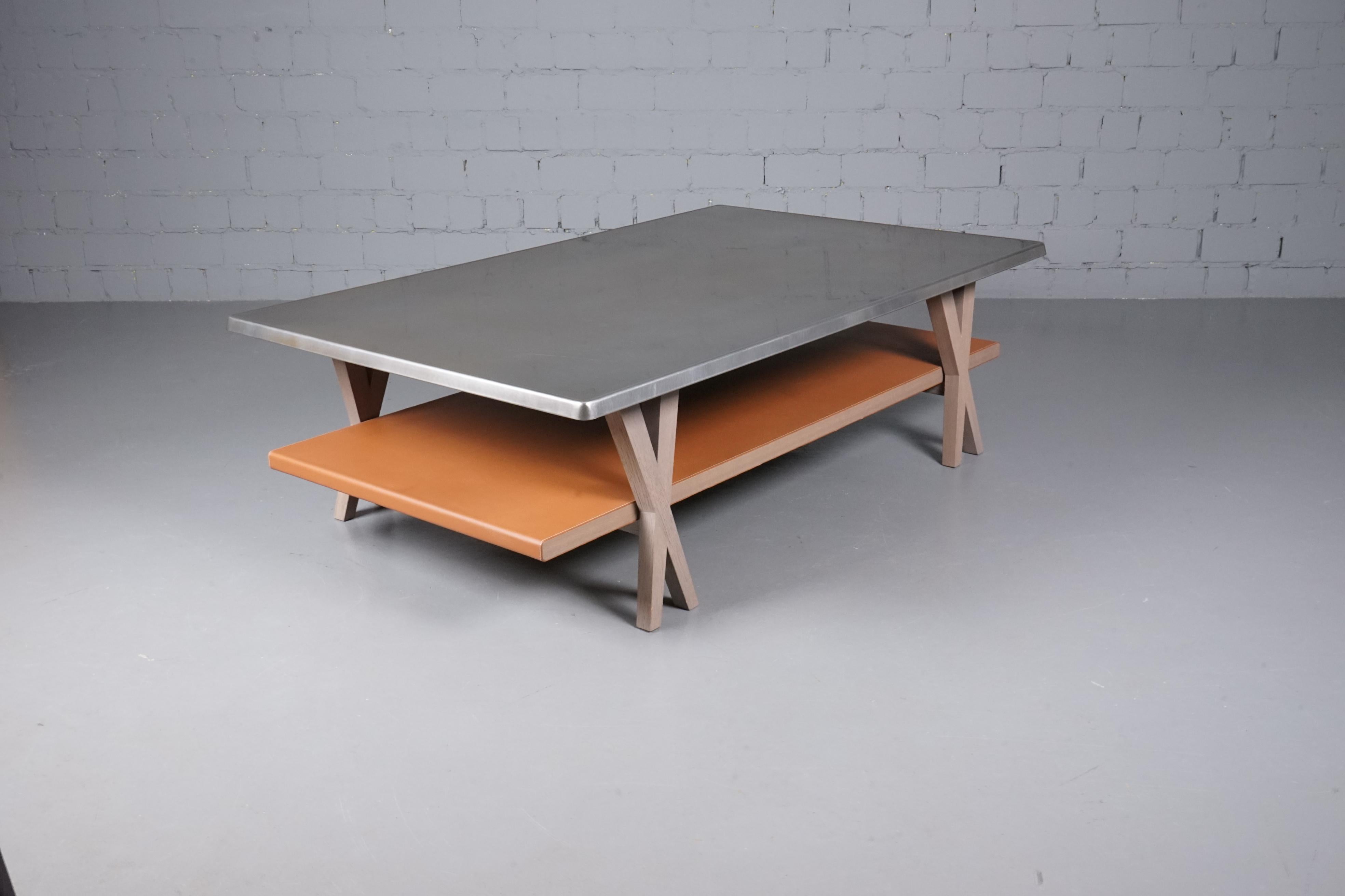 Metal Coffee table by Antonio Citterio for Hermès Paris