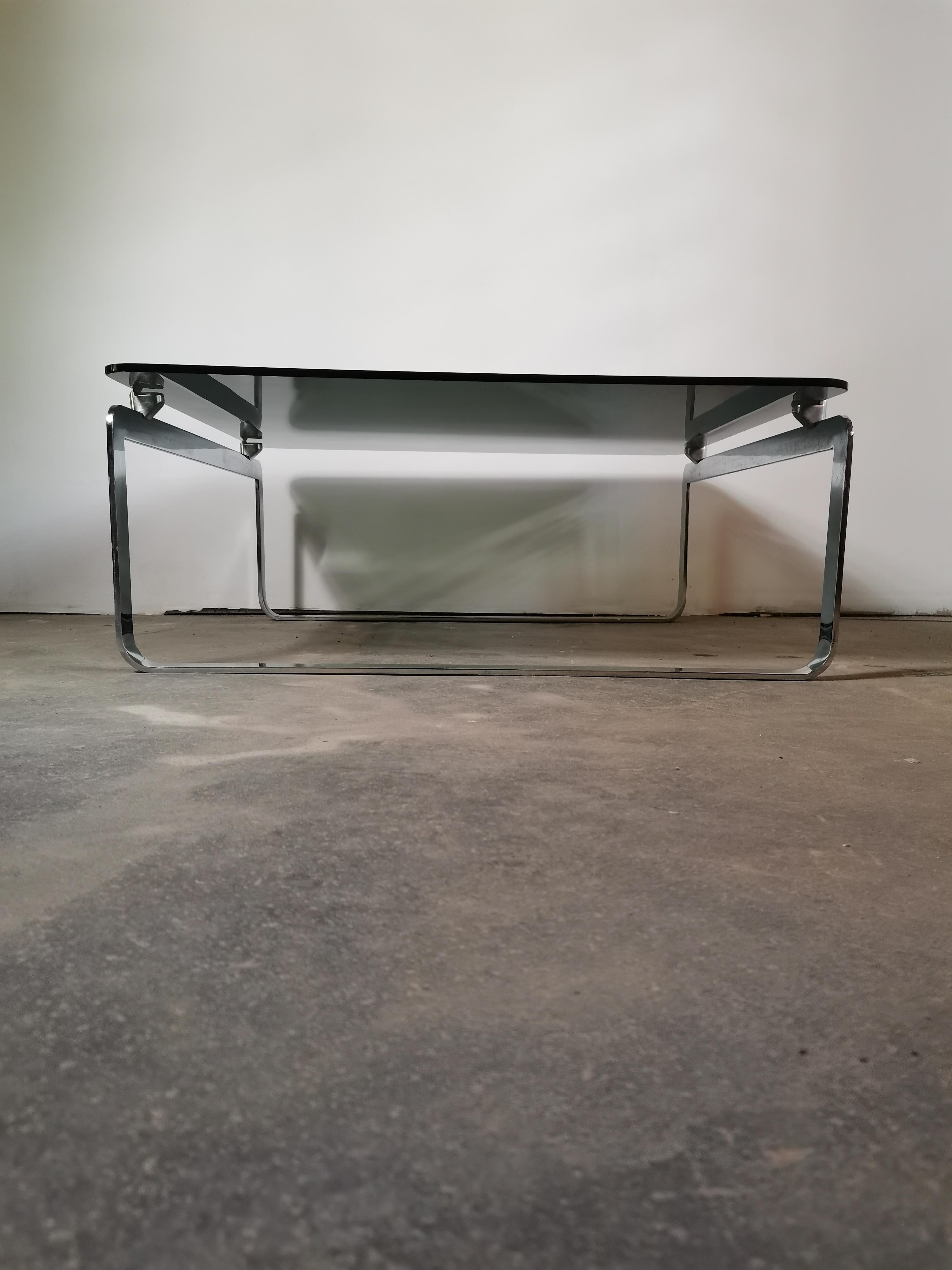 Mid-20th Century Coffee Table by Bernard Govin 1960s For Sale