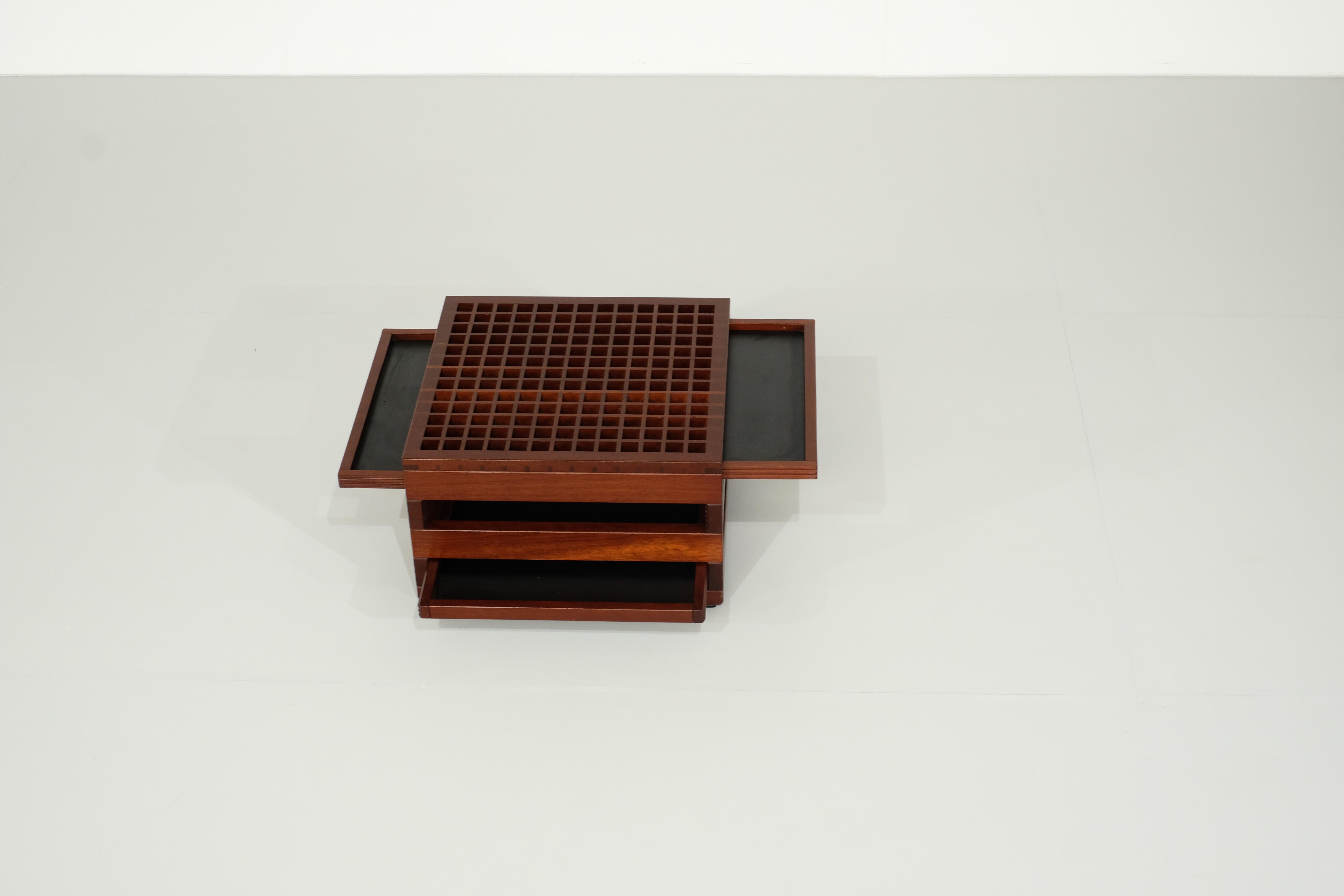 Mid-Century Modern Coffee Table by Bernard Vuarnesson for Bellato - 1980s