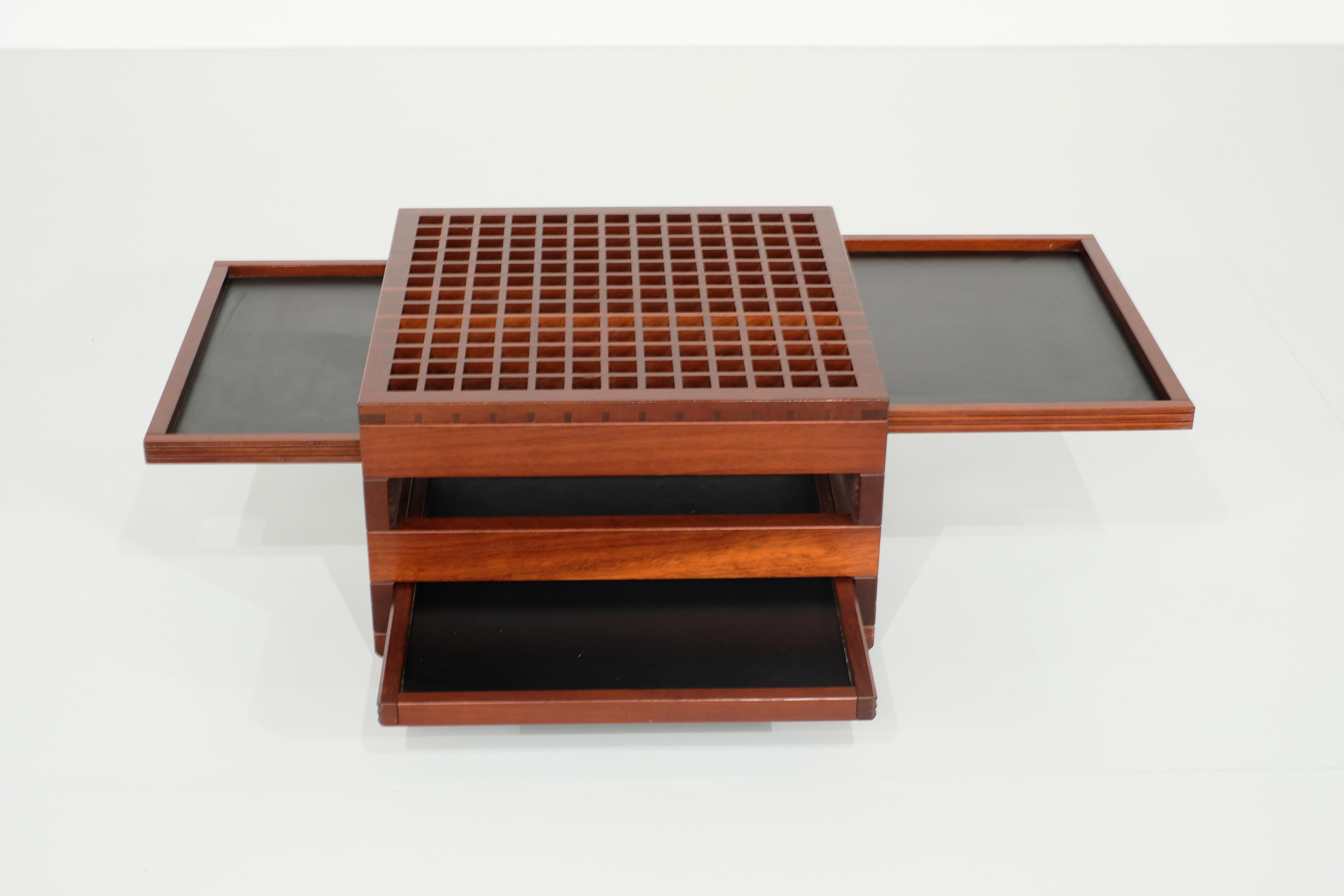 Italian Coffee Table by Bernard Vuarnesson for Bellato - 1980s