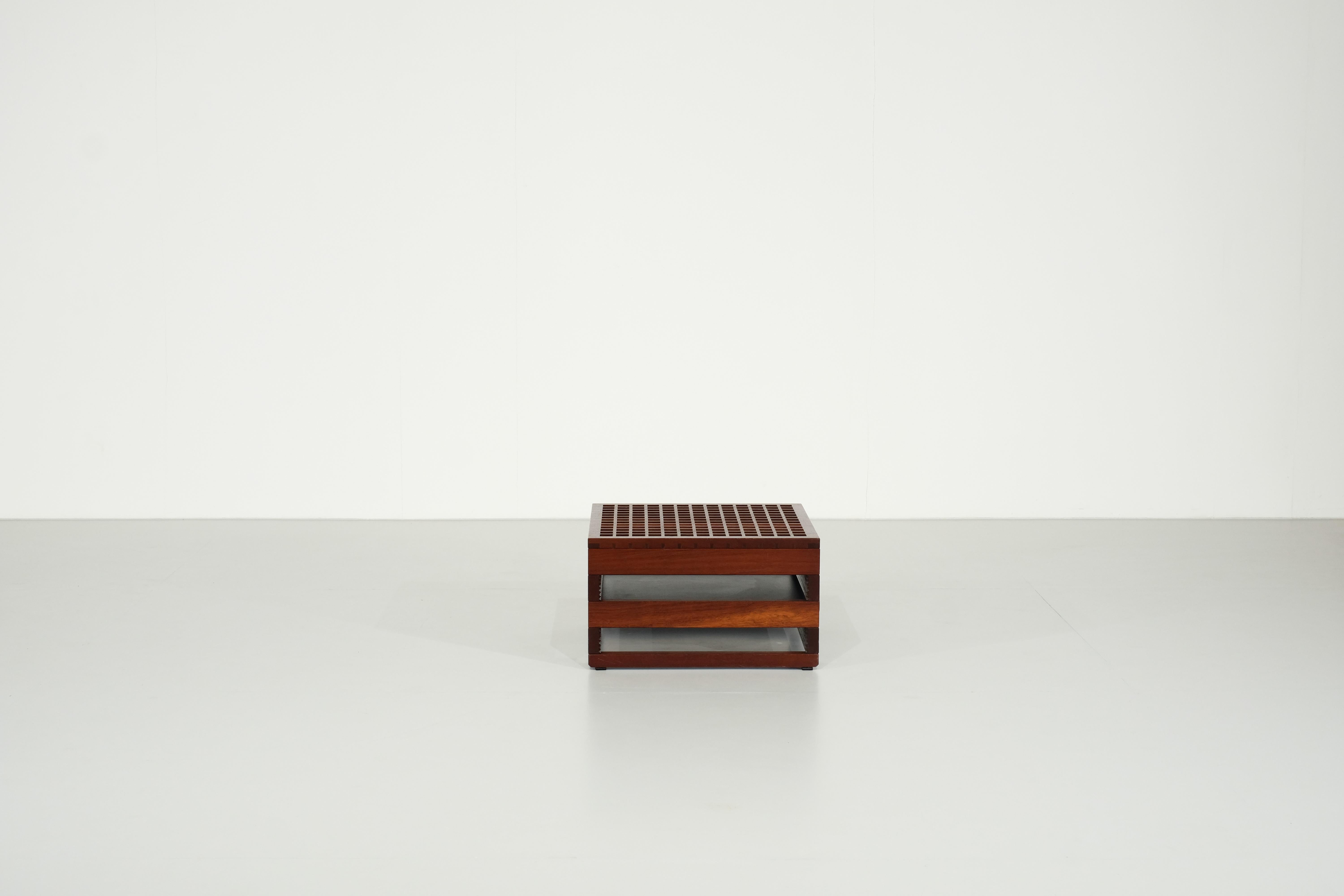 Late 20th Century Coffee Table by Bernard Vuarnesson for Bellato - 1980s