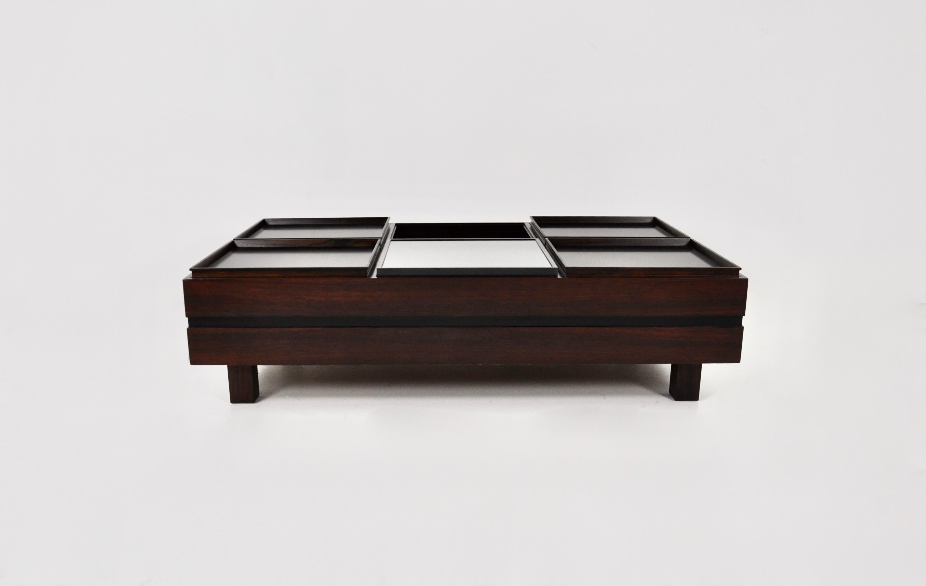 Mid-Century Modern Coffee Table by Carlo Hauner for Forma, 1960s